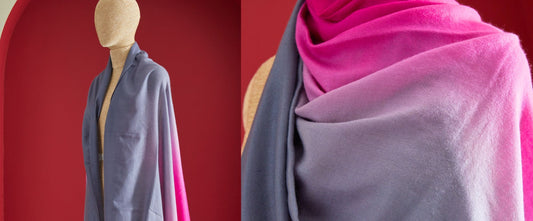 The Luxury of Ombre Pashmina Shawls – A Shaza Life Signature