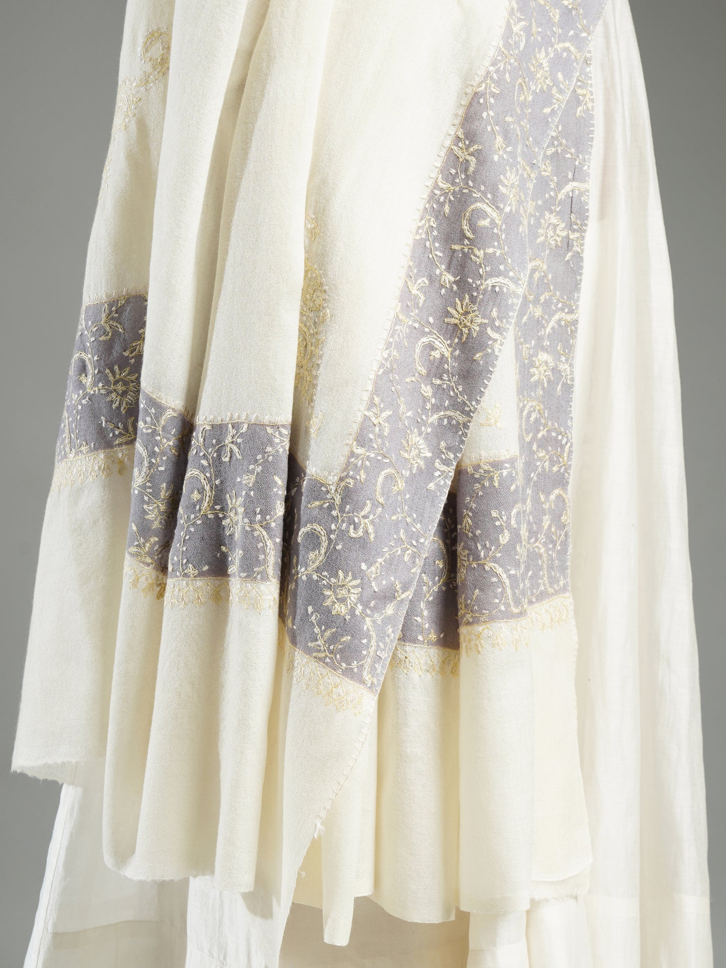 Rivayat Embroidered Cashmere Shawl