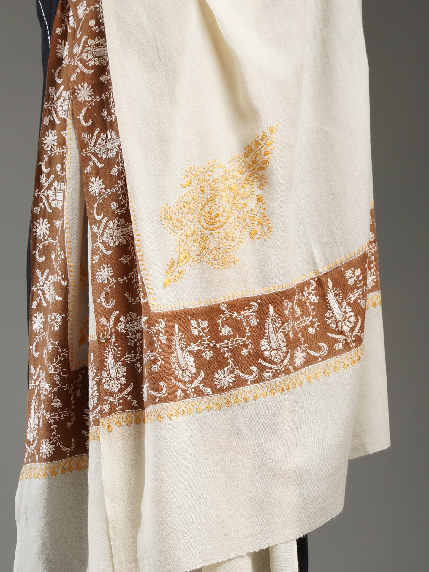 Rivayat Embroidered Cashmere Shawl