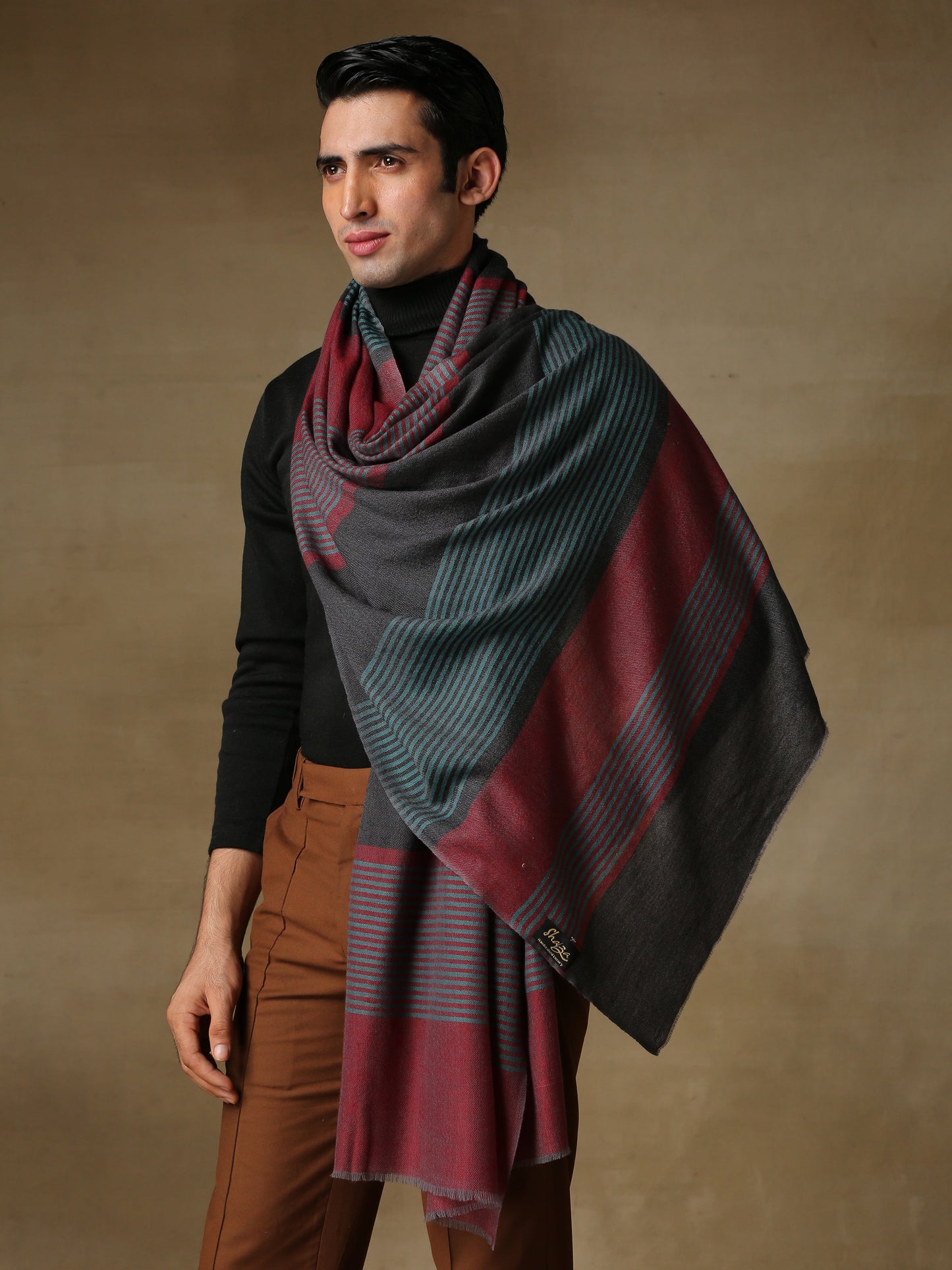 Striped Pashmina Stole