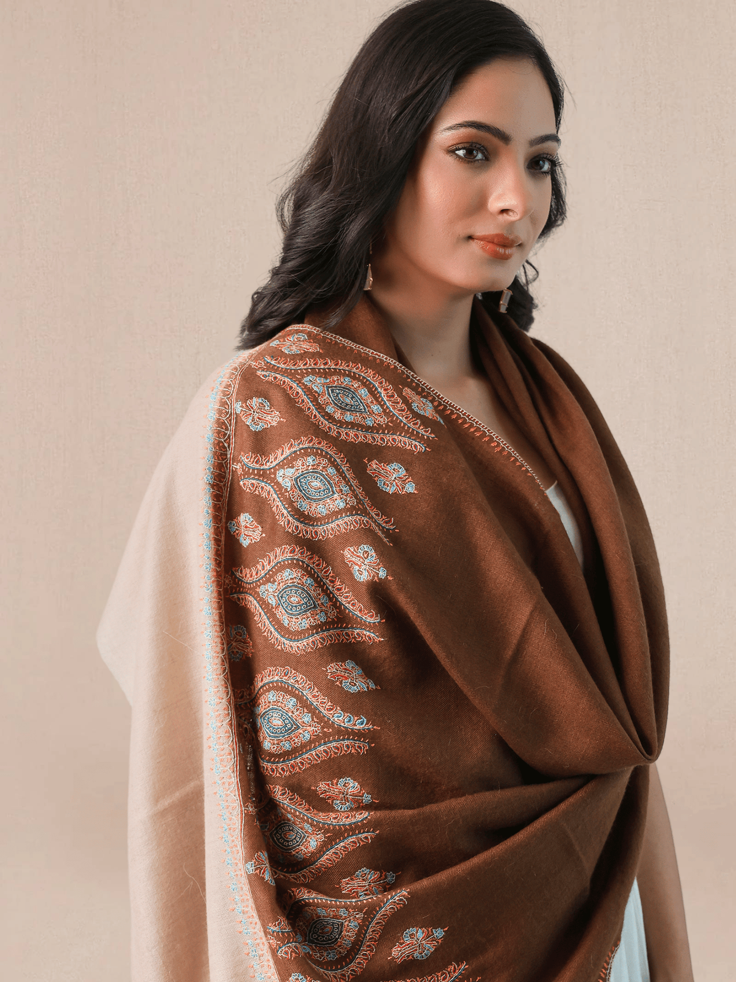 Palla Needlework Pashmina Stole