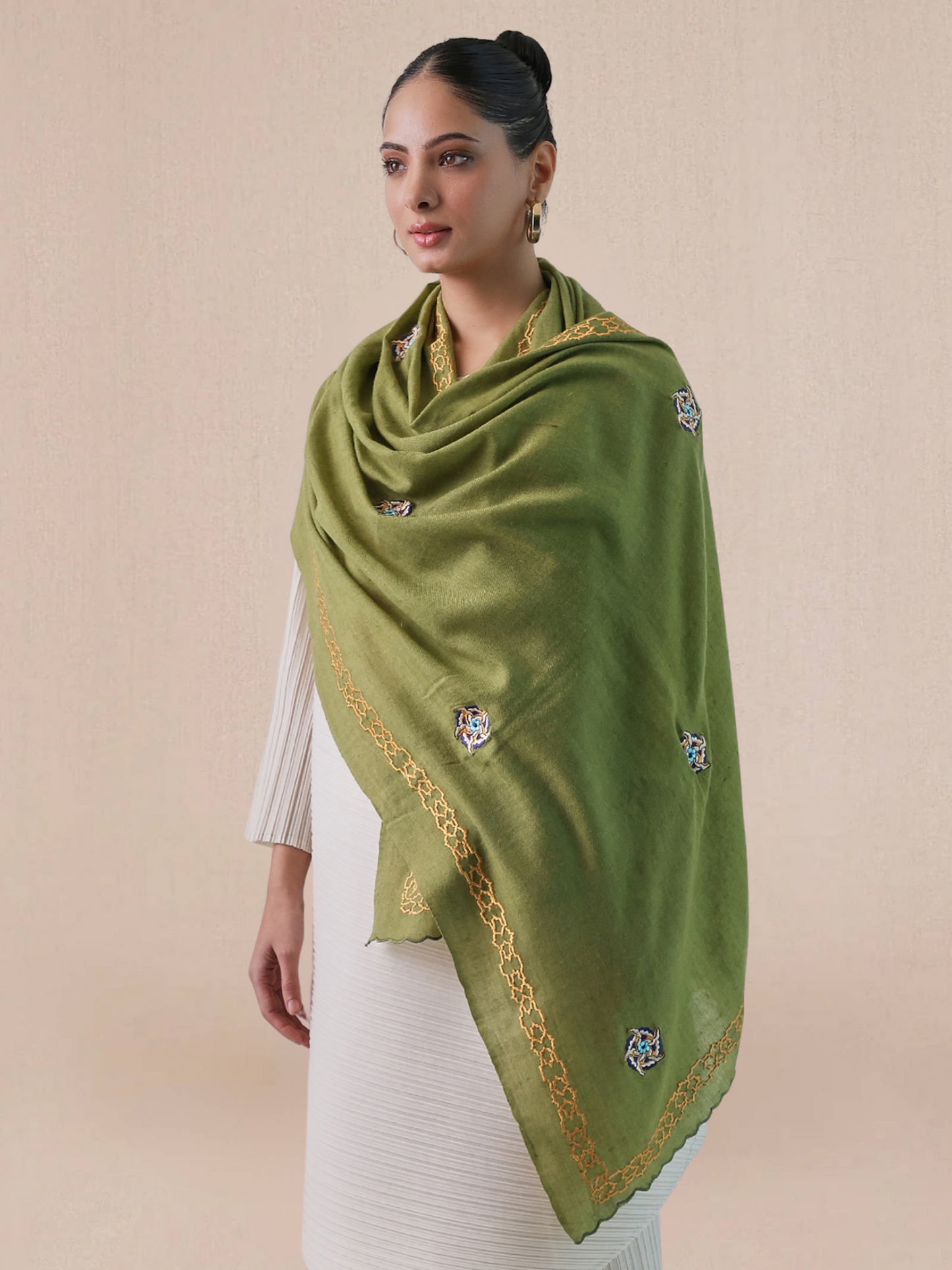 Elements of Spring Pashmina Stole