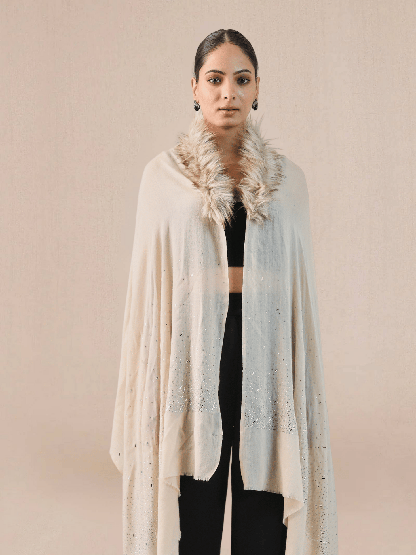 Fur Cashmere Capes