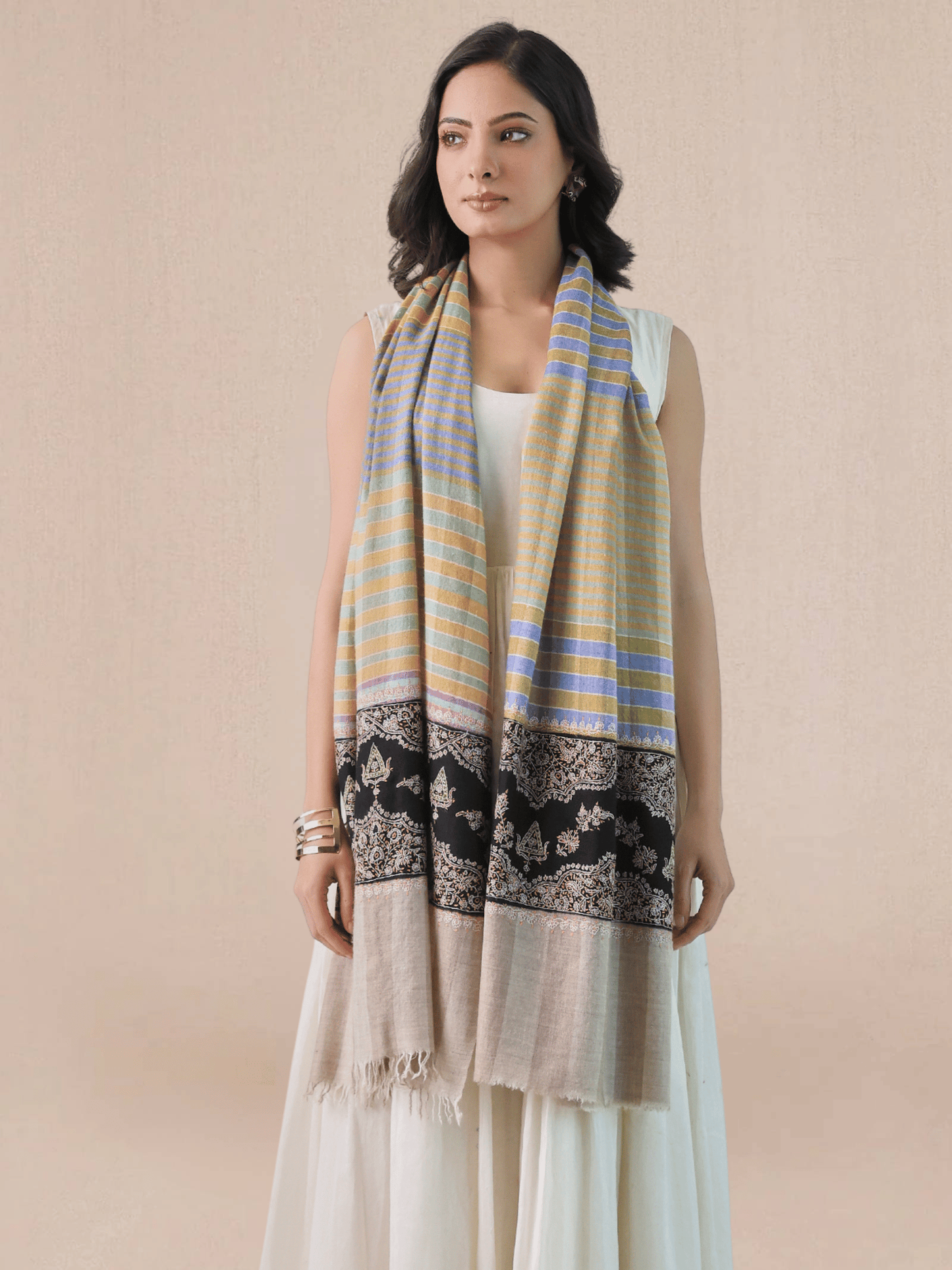 Palla Needlework Pashmina Stole