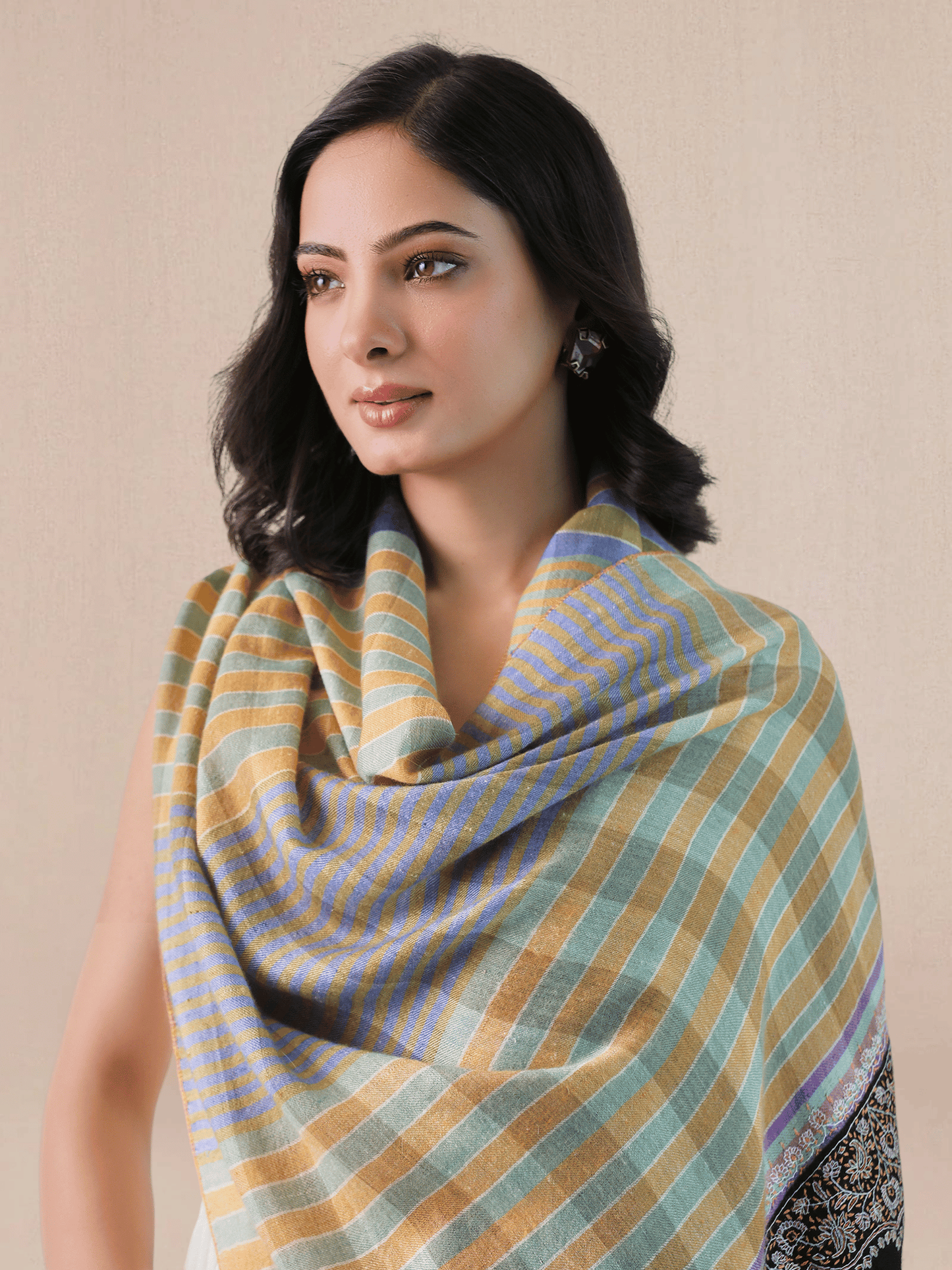 Palla Needlework Pashmina Stole