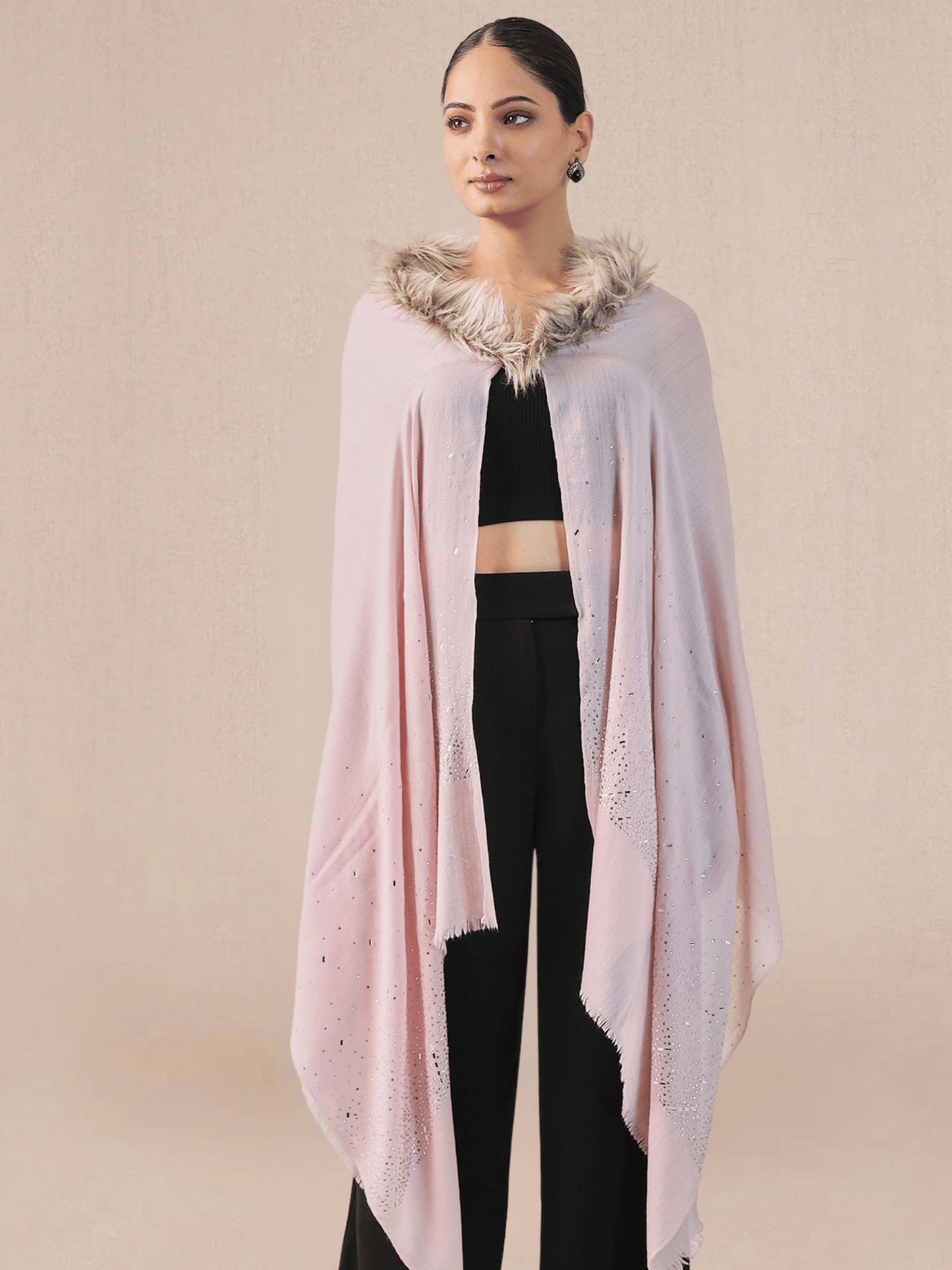 Fur Cashmere Capes