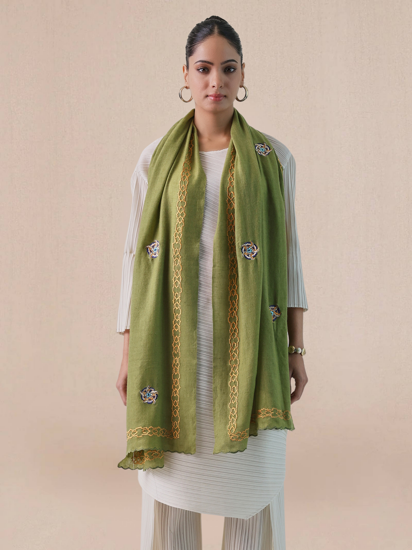 Elements of Spring Pashmina Stole