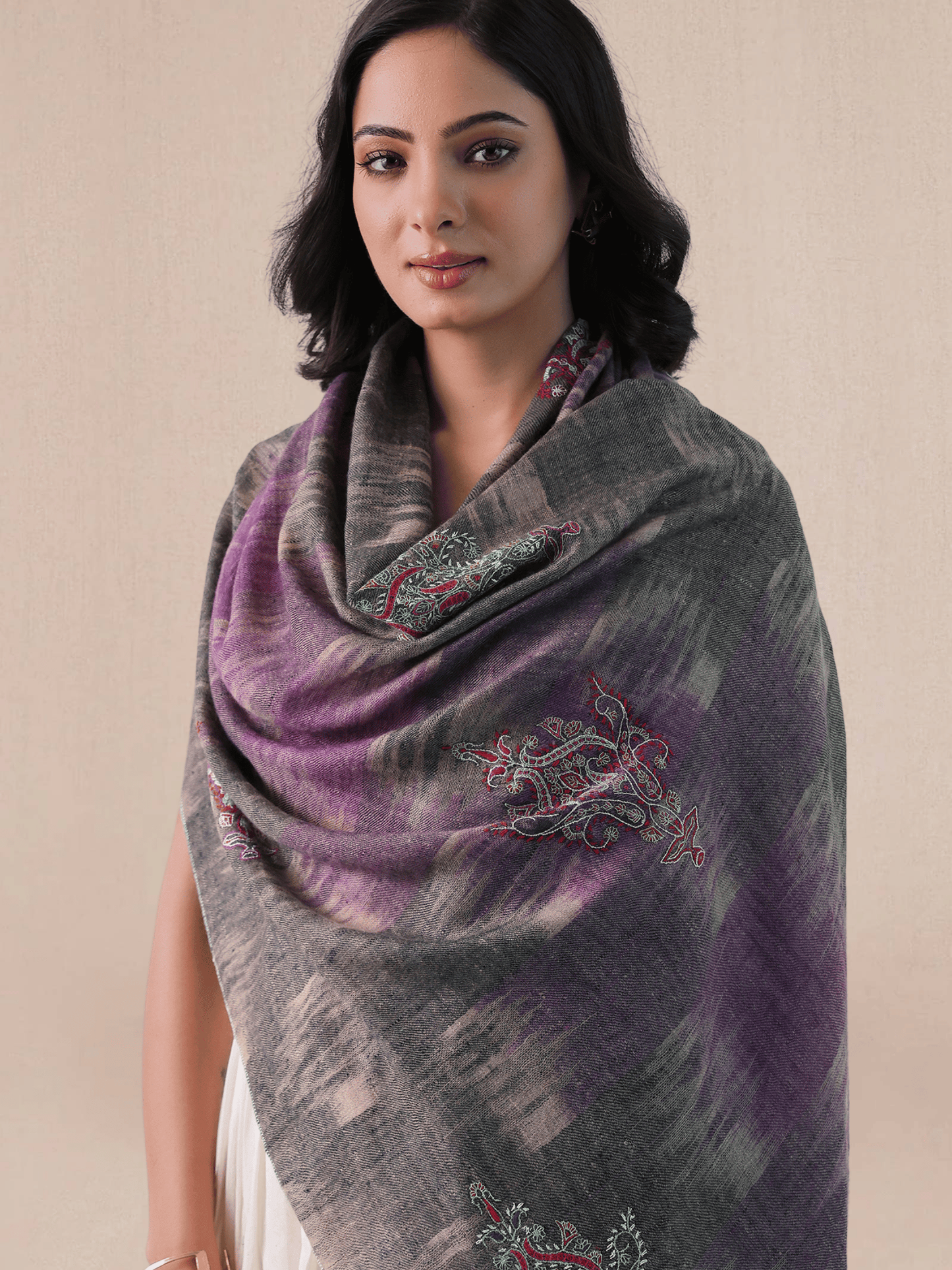 Palla Needlework Pashmina Stole