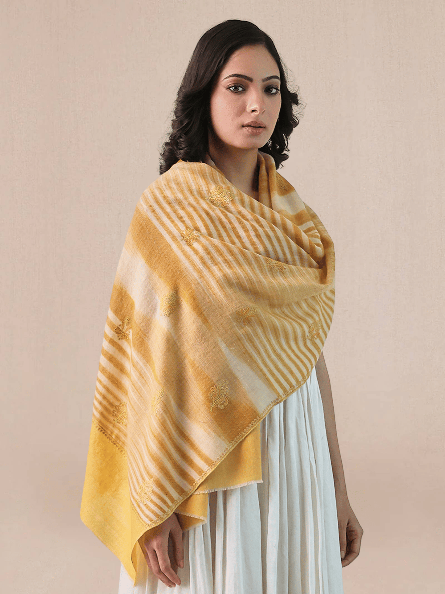 Palla Needlework Pashmina Stole