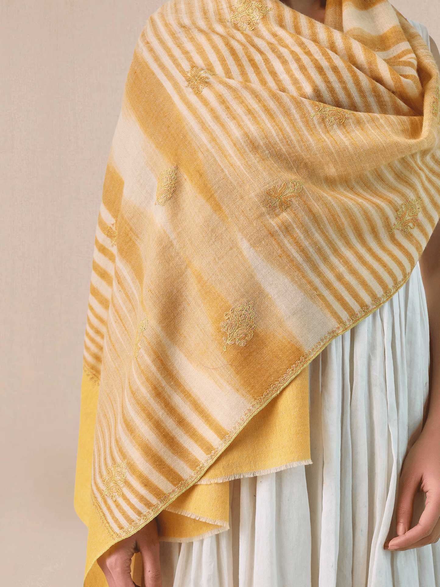 Palla Needlework Pashmina Stole
