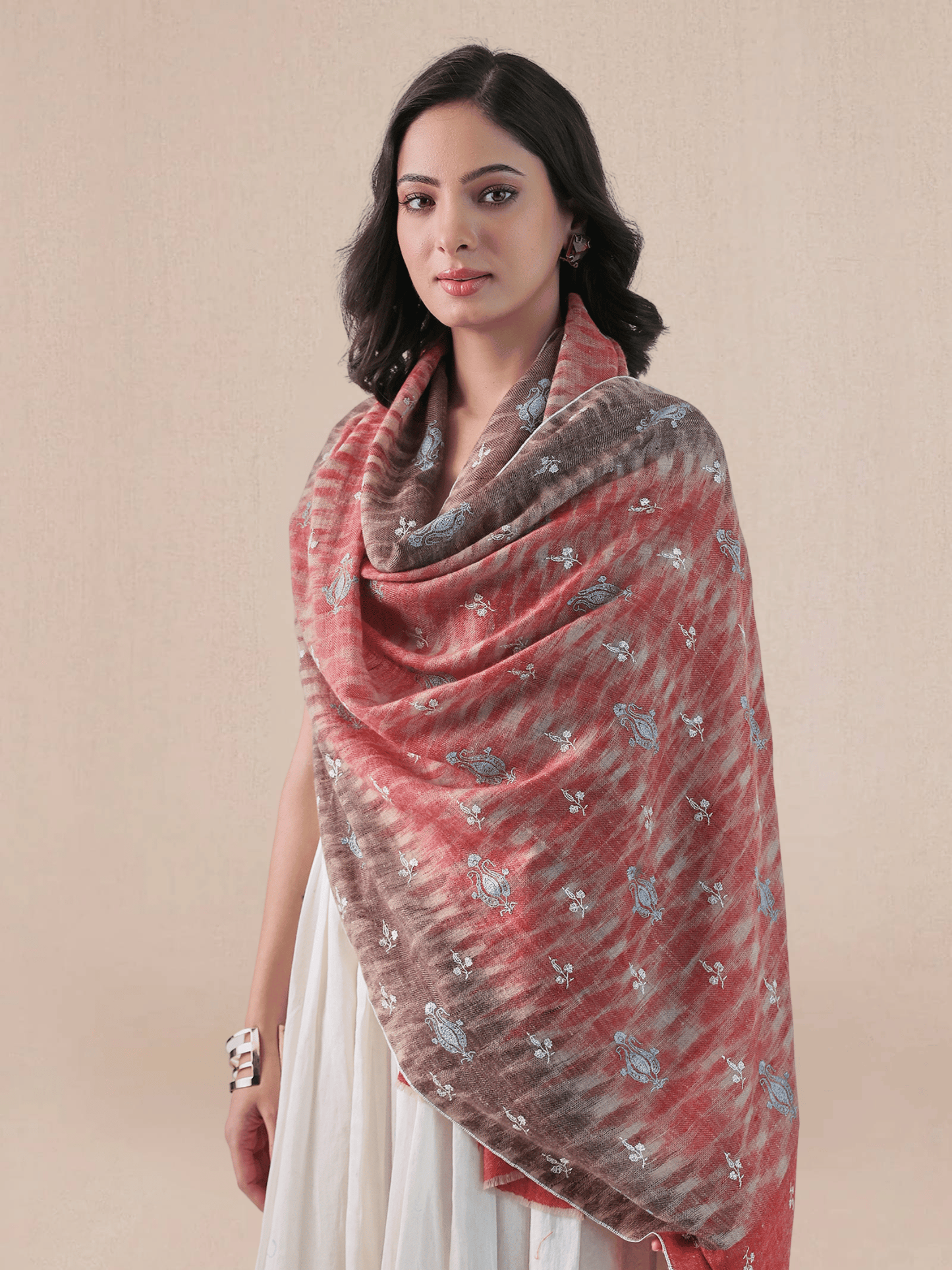 Palla Needlework Pashmina Stole