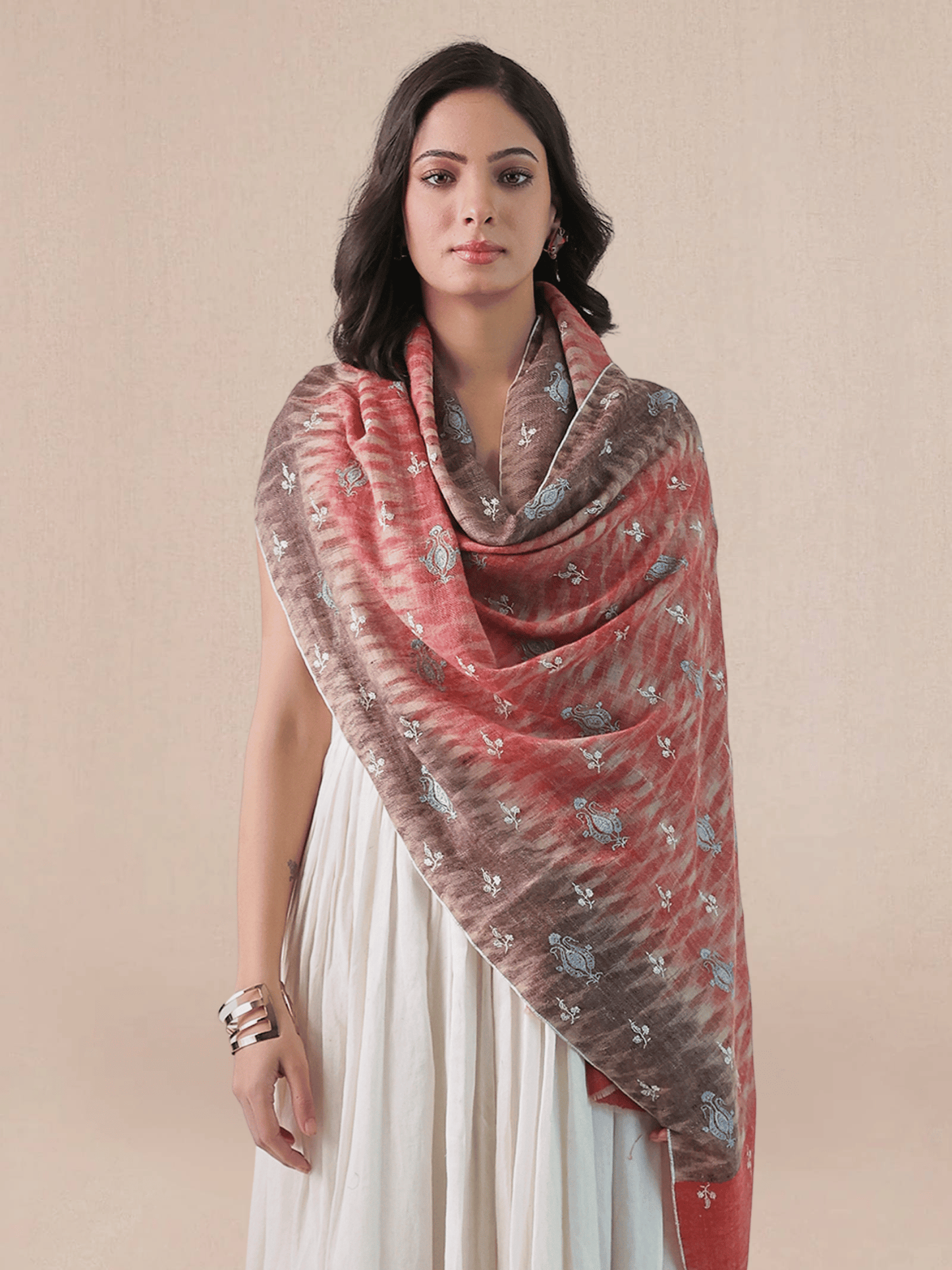 Palla Needlework Pashmina Stole