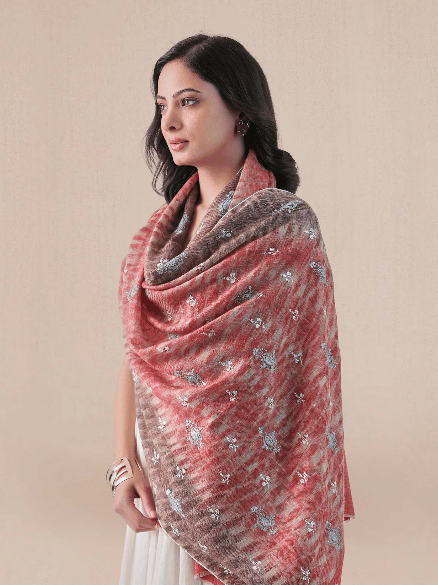 Palla Needlework Pashmina Stole