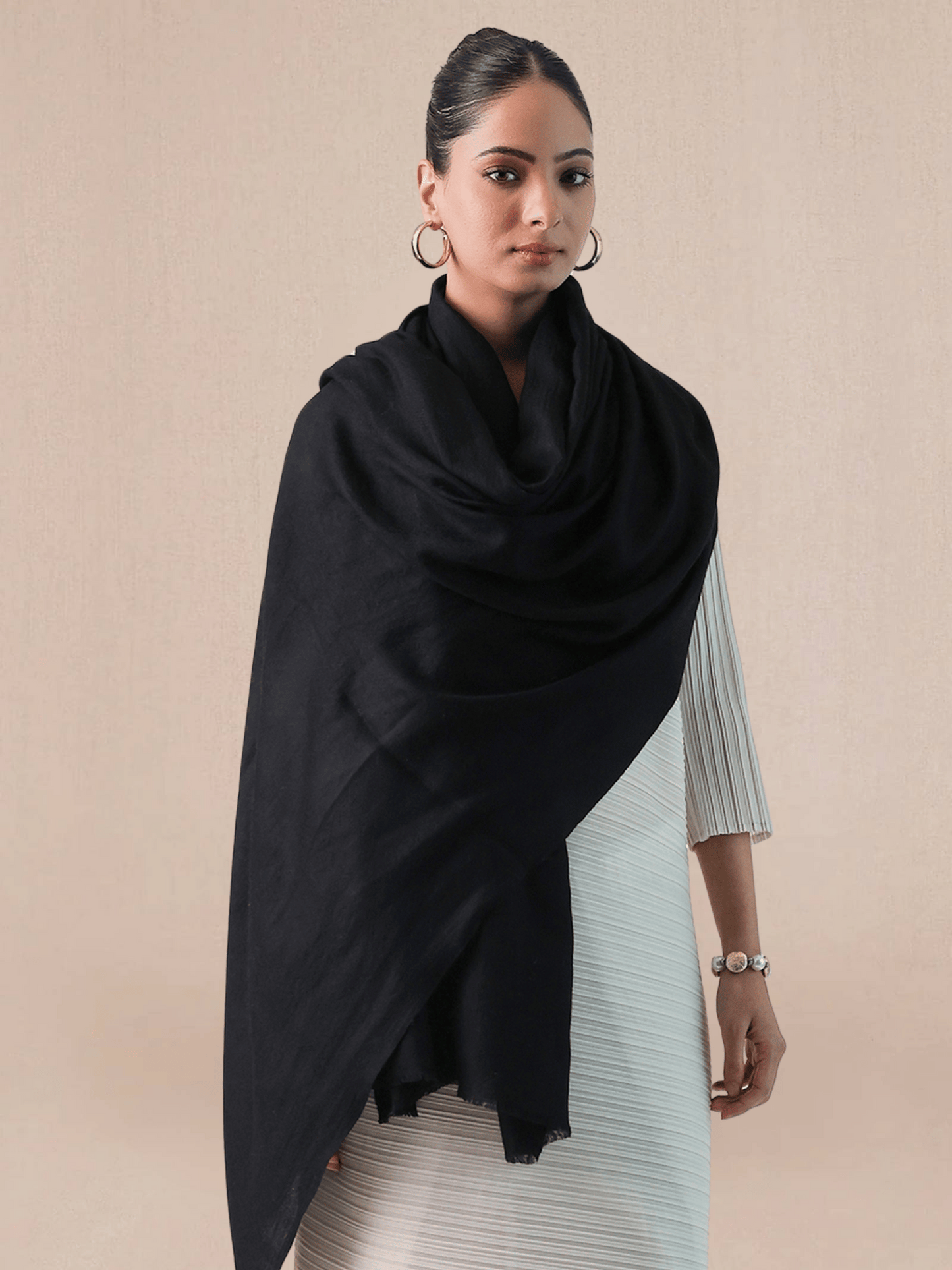 Cashmere Solid Shawl