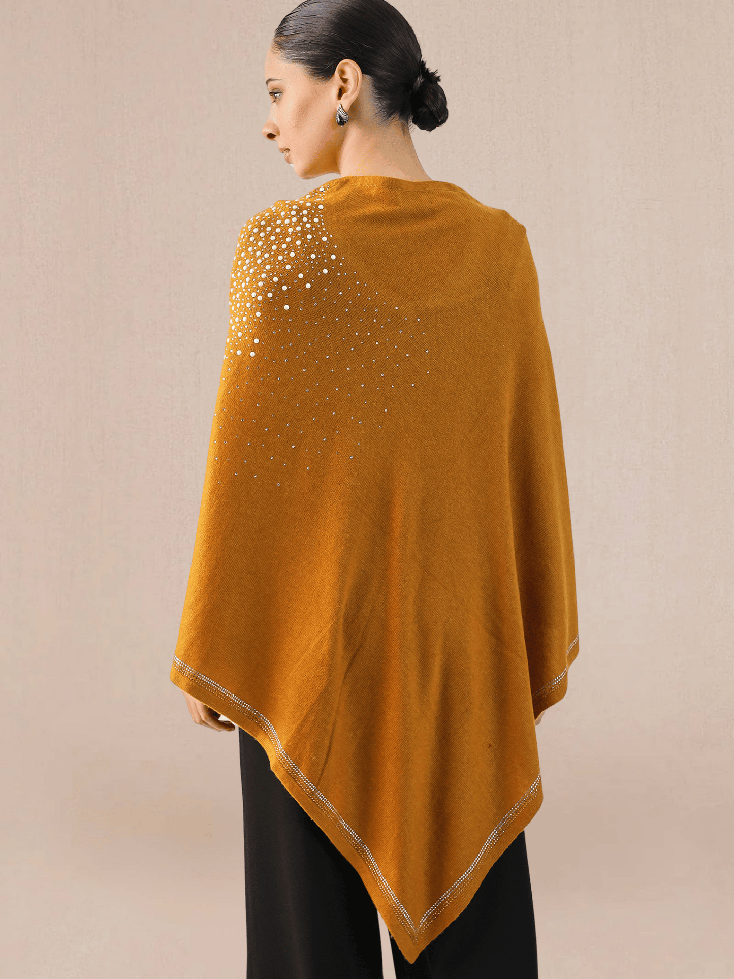 Cape poncho Pearl Scatter