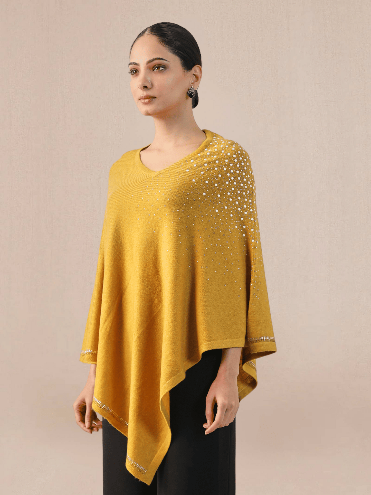 Cape poncho Pearl Scatter