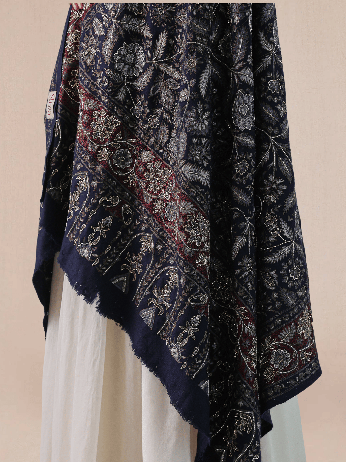 Kalam-e-zari Pashmina Shawl
