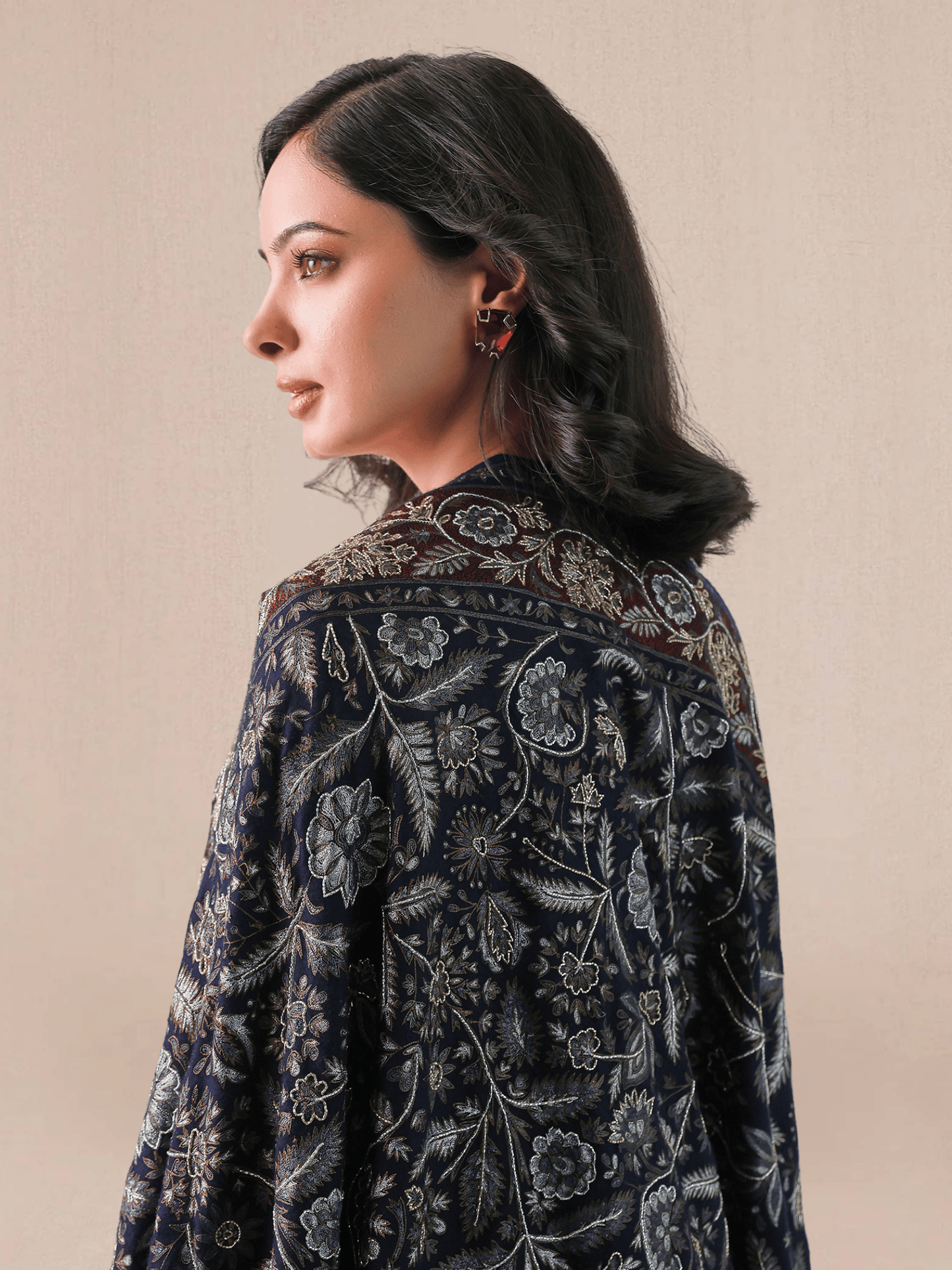 Kalam-e-zari Pashmina Shawl