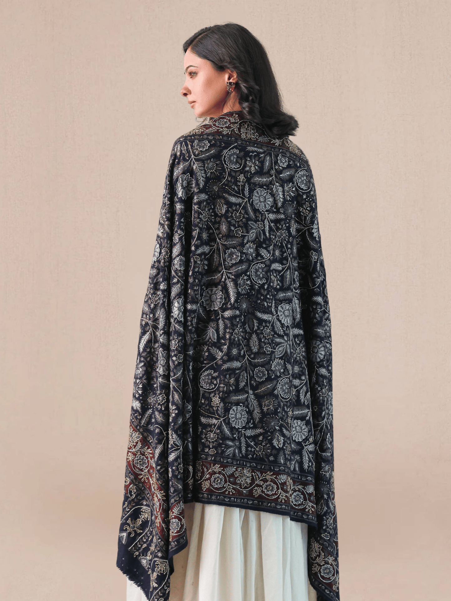 Kalam-e-zari Pashmina Shawl