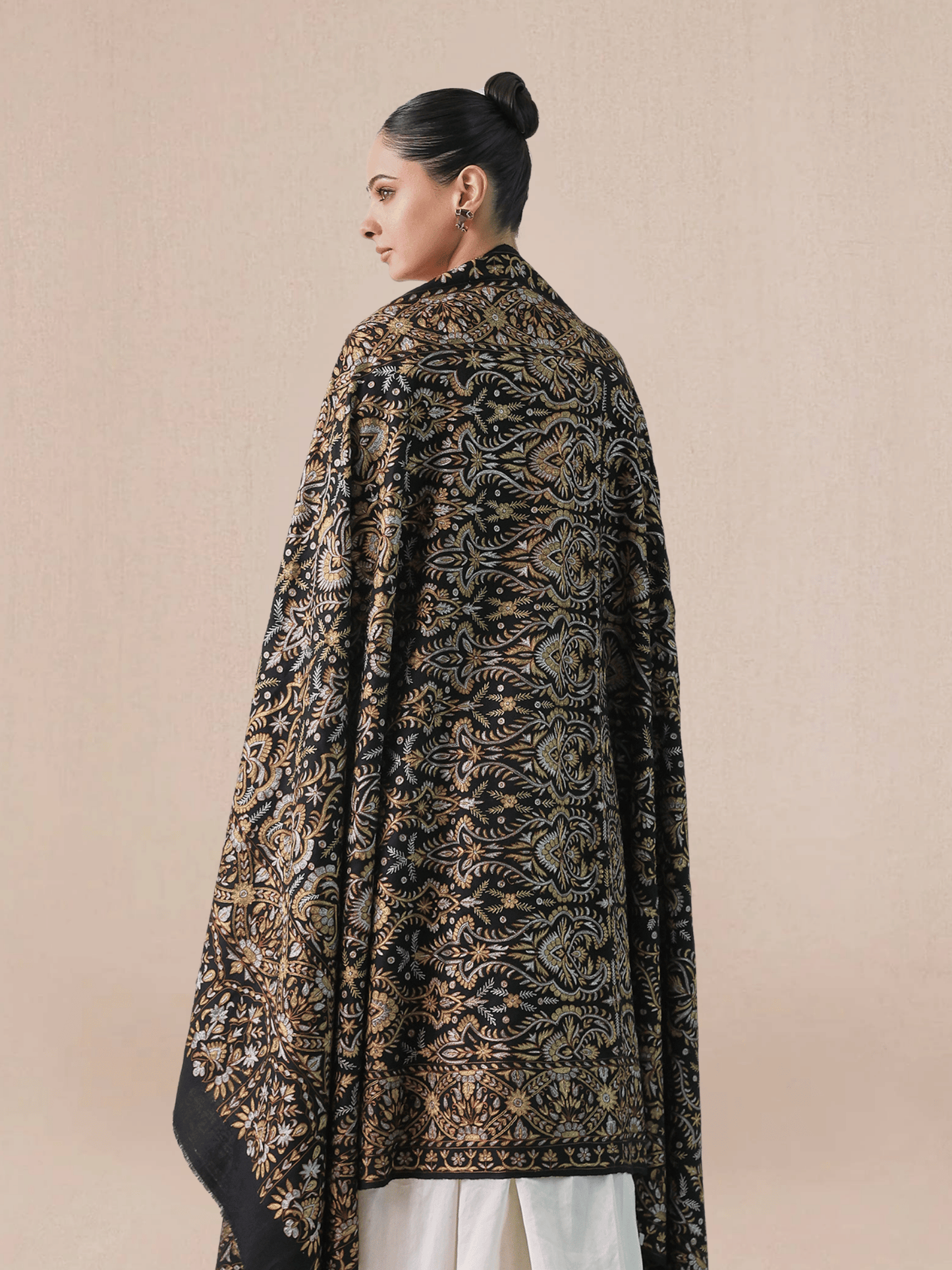 Kalam-e-zari Pashmina Shawl