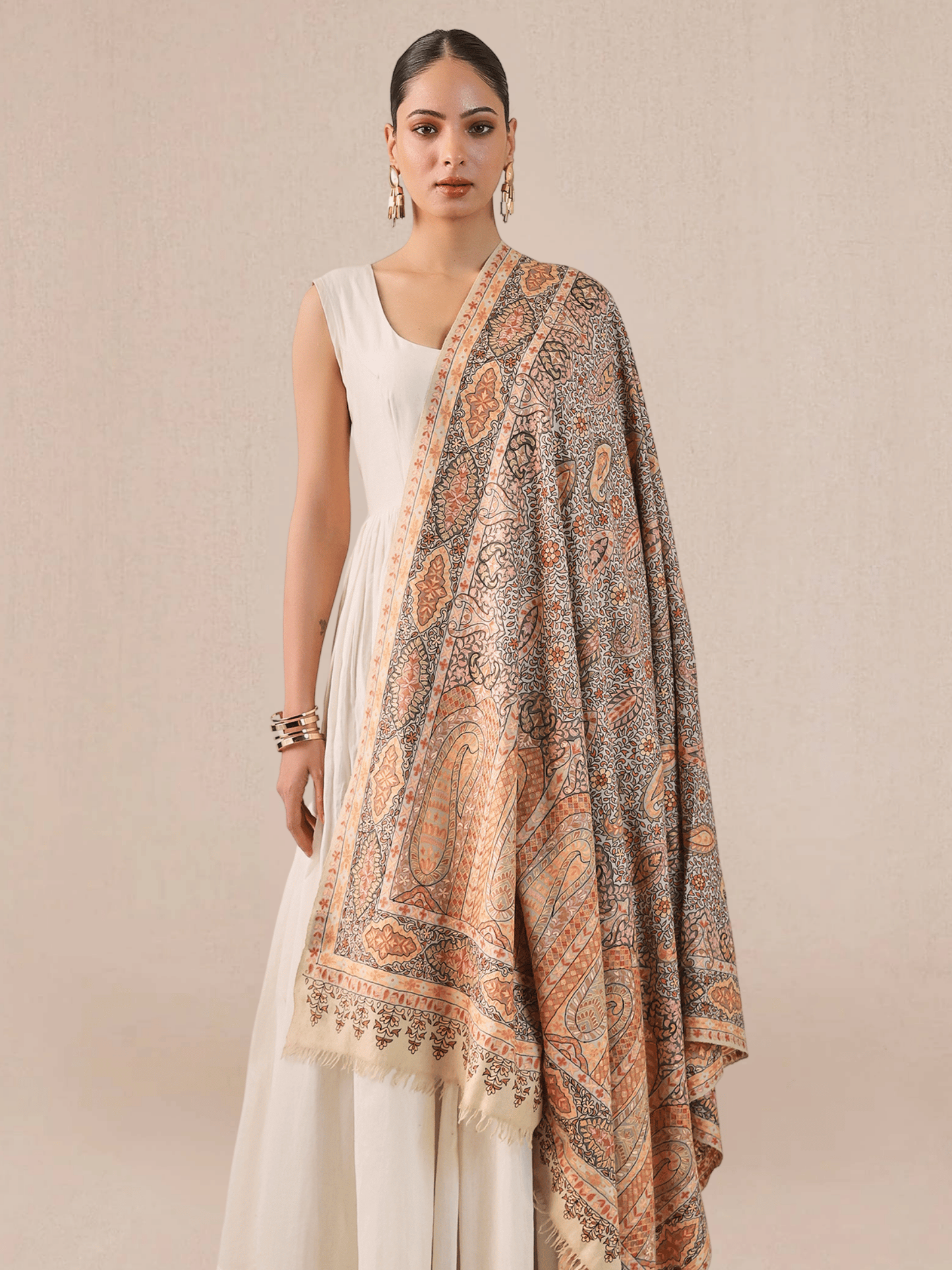 Kalam-E-Gulzar Pashmina Shawl