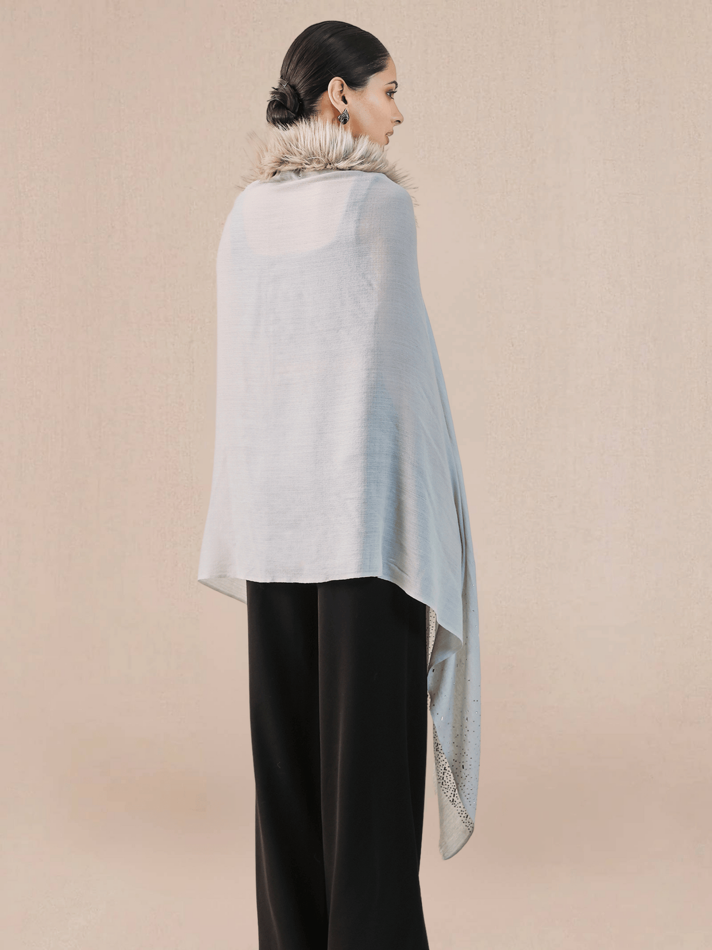 Fur Cashmere Capes
