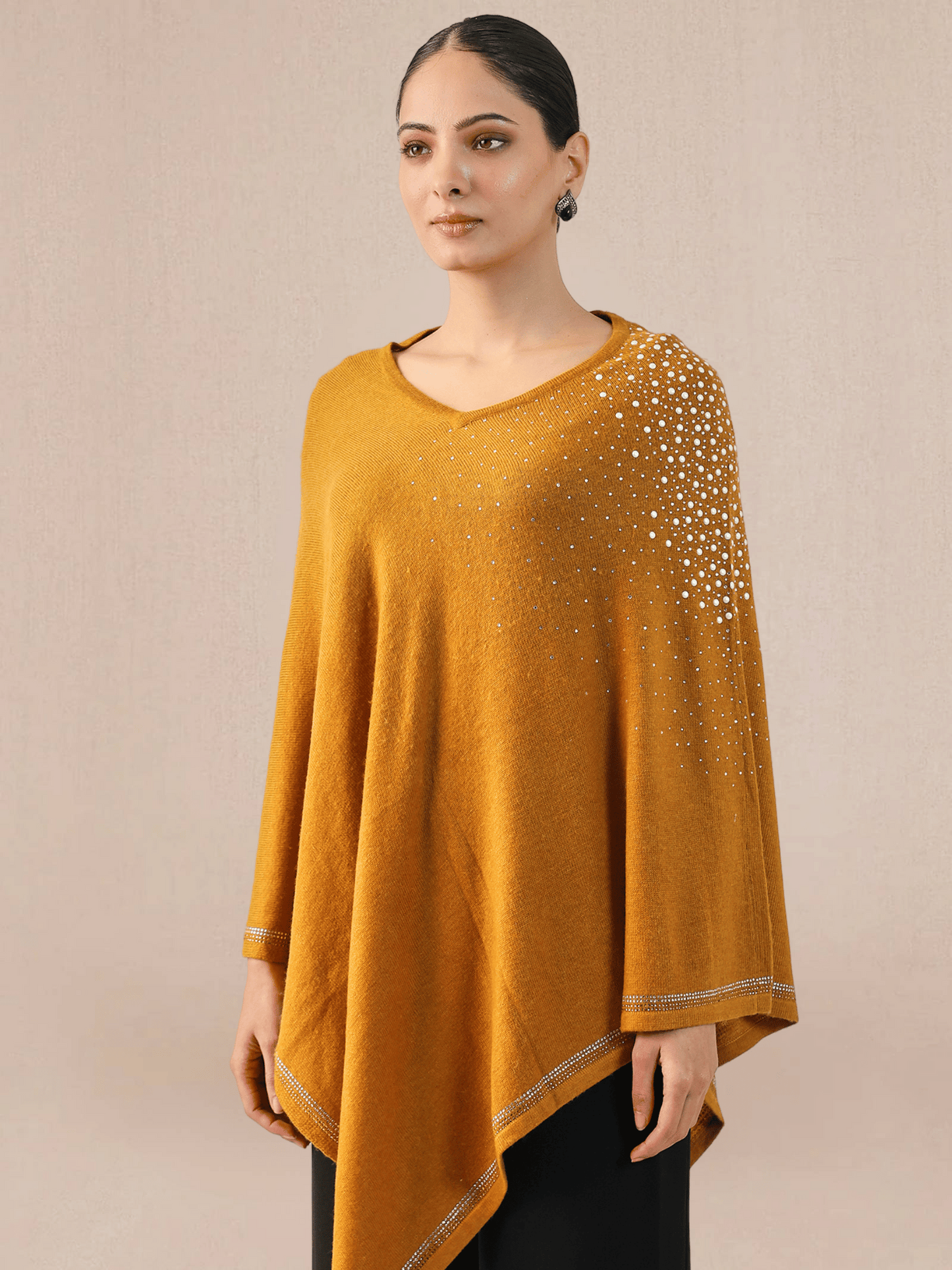 Cape poncho Pearl Scatter