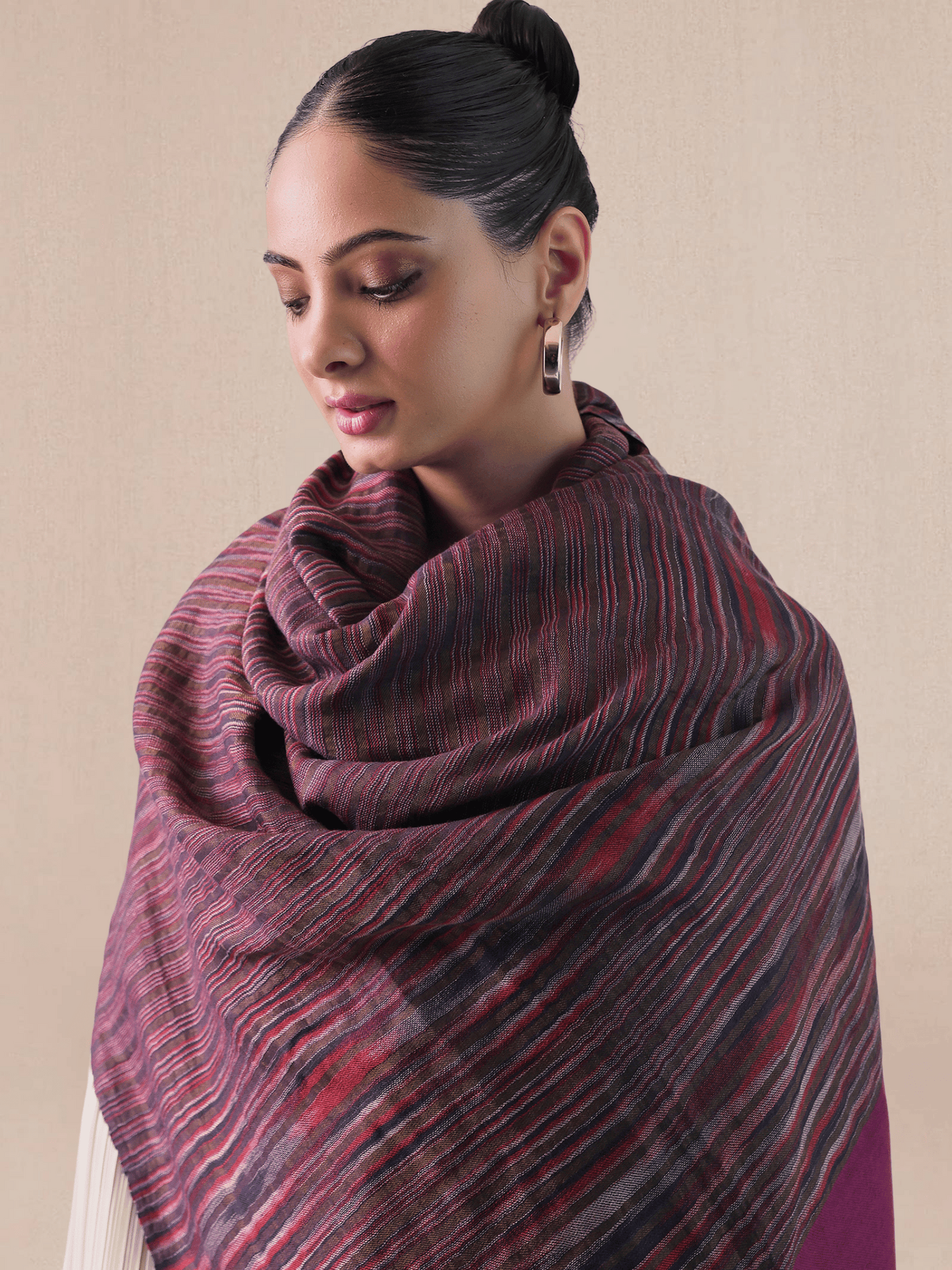 Ekkat Pashmina Zari Shawl