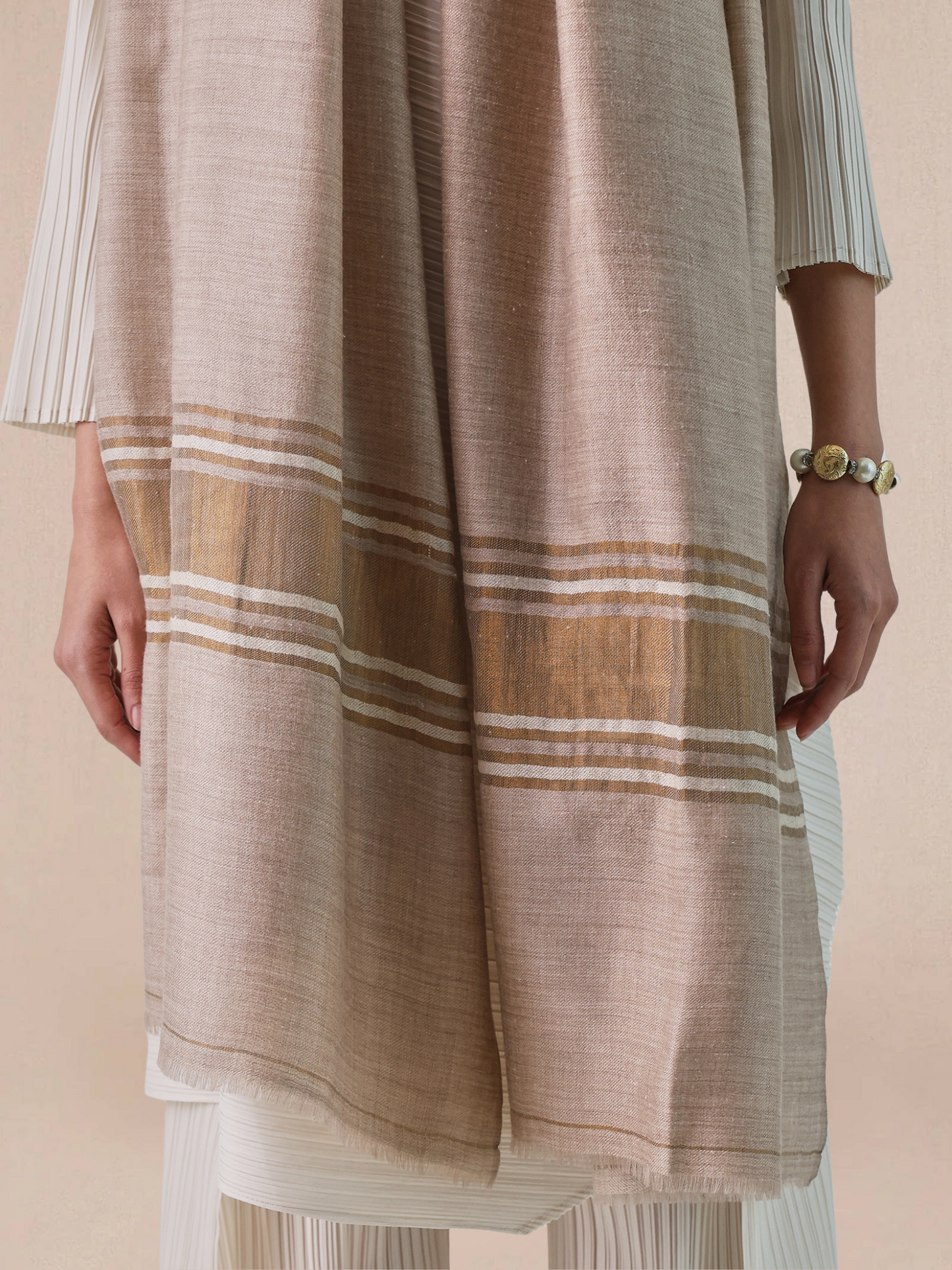 Palla Stripe Ekkat Reversible Stole