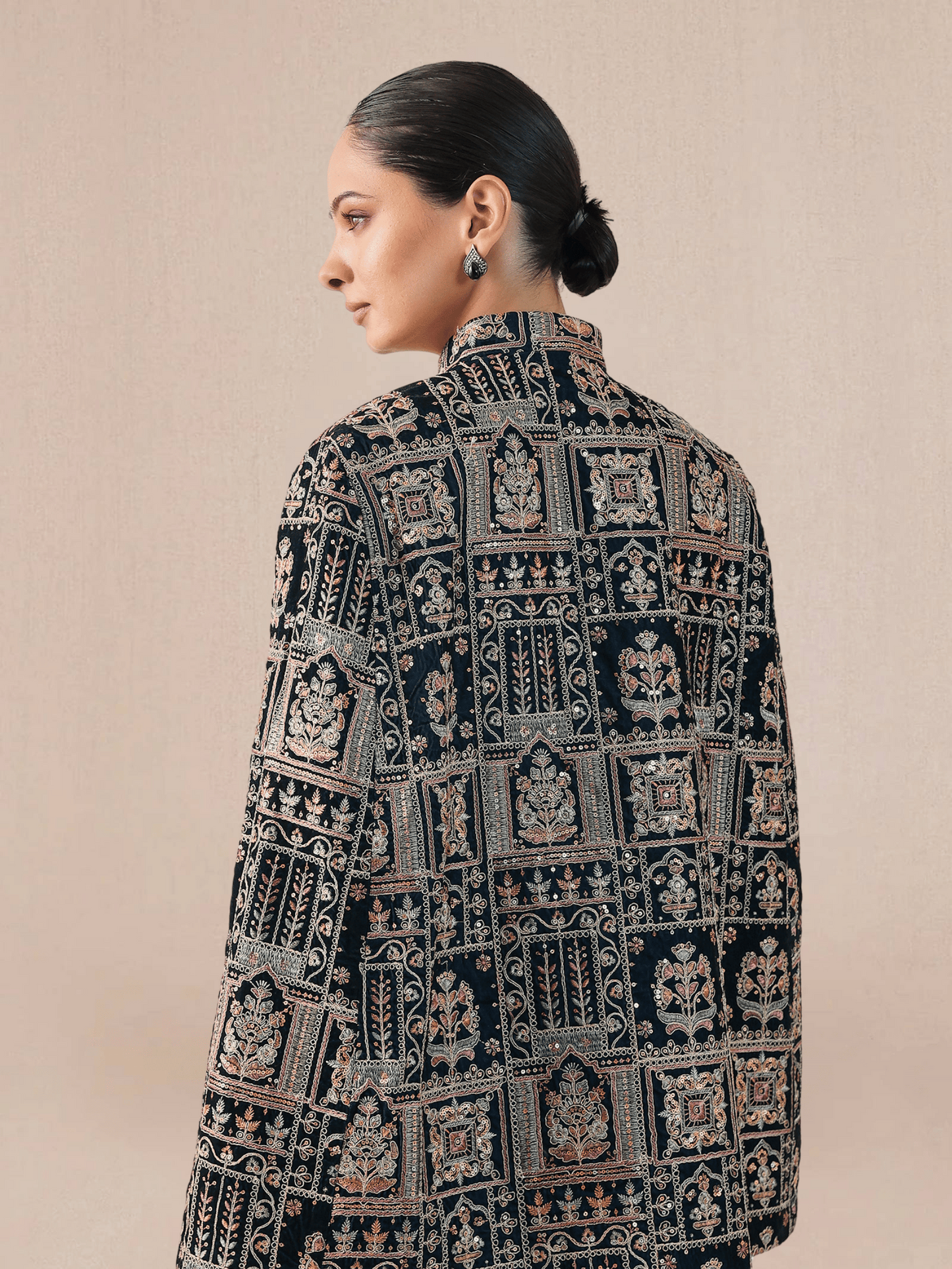 Velvet Cape Jacket