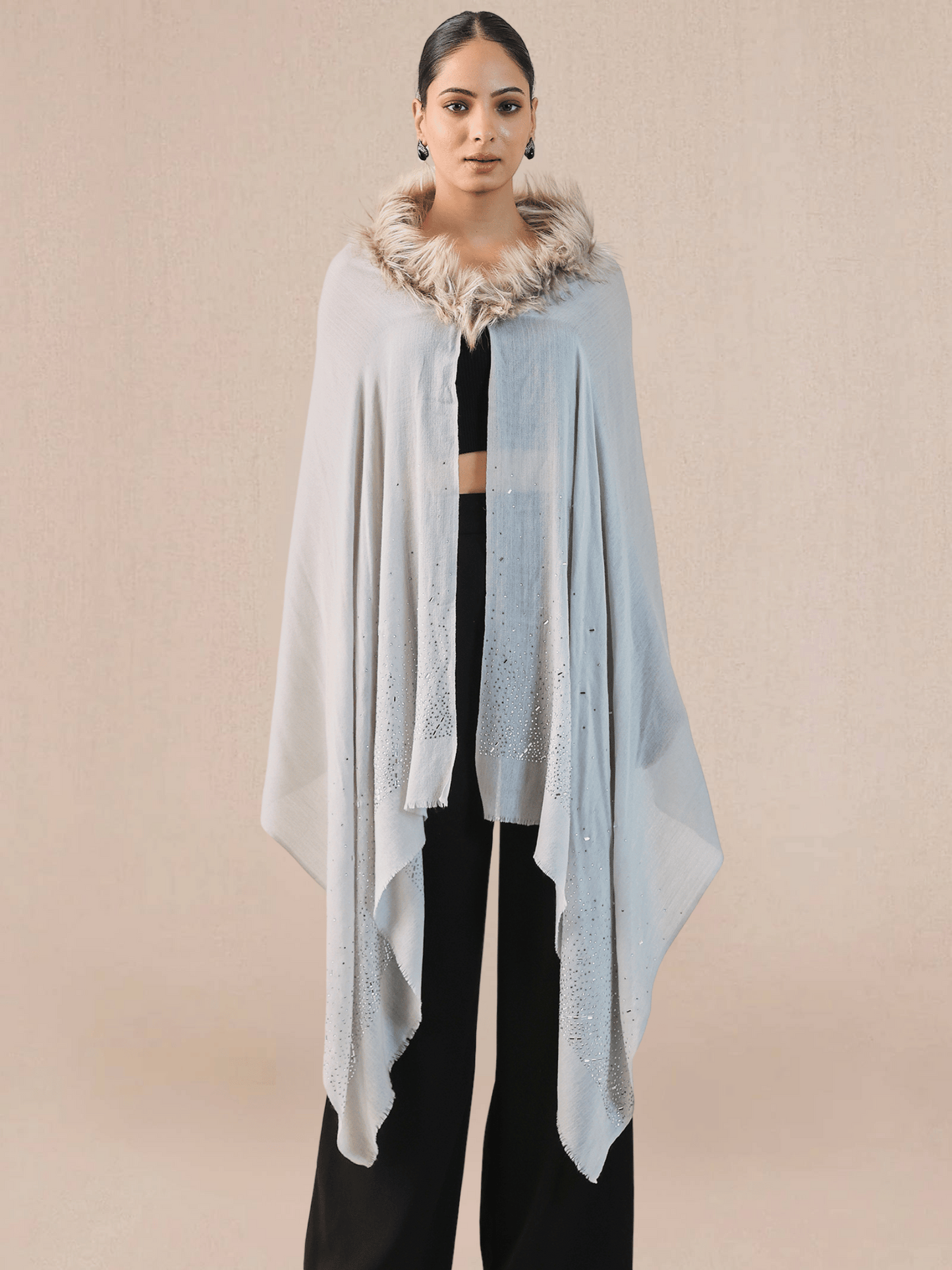 Fur Cashmere Capes