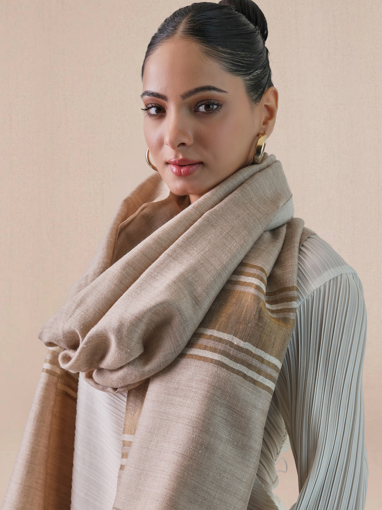 Palla Stripe Ekkat Reversible Stole