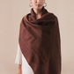 Wool Reversible Zari Stole