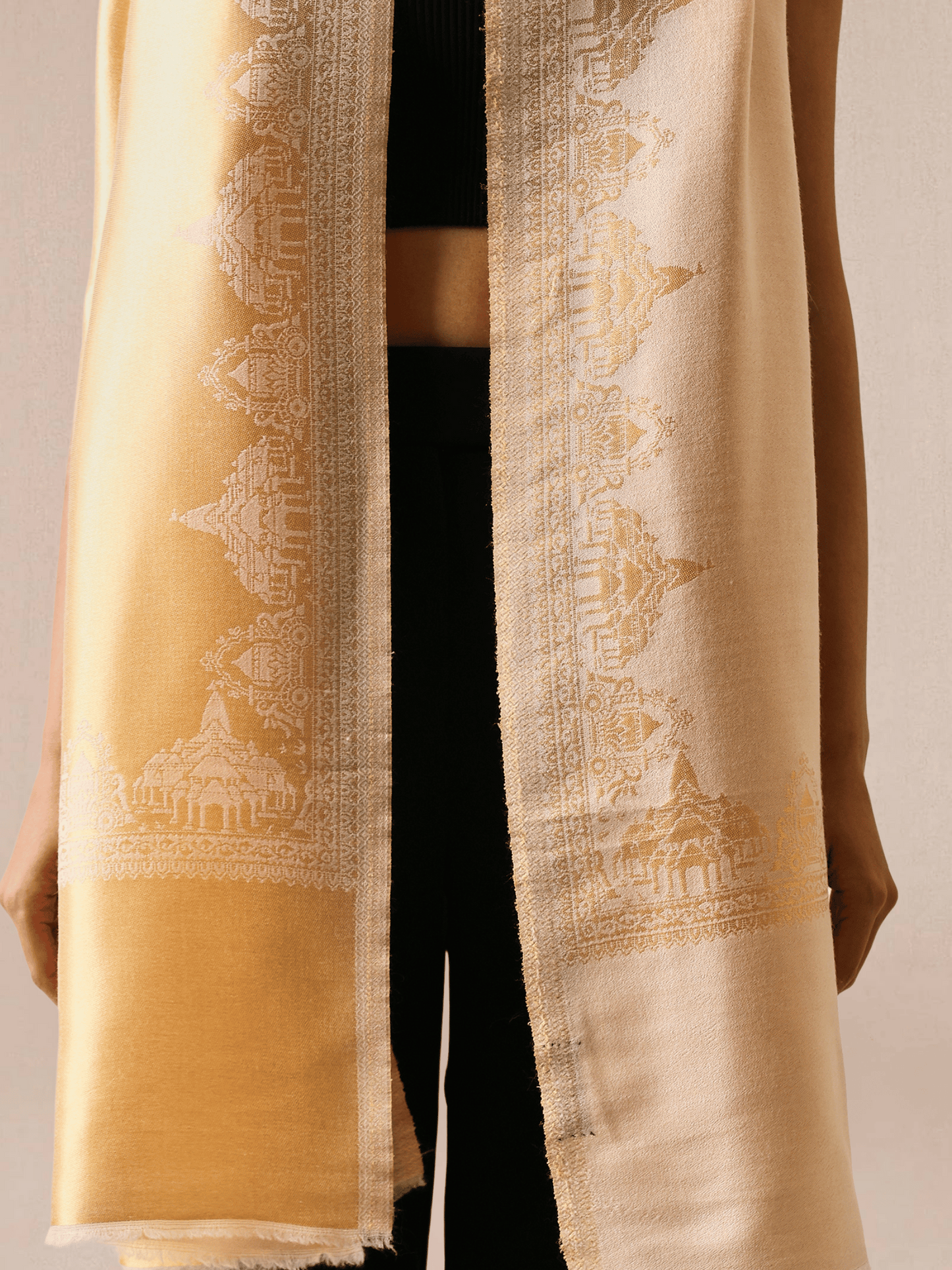 Border Reversible Stole