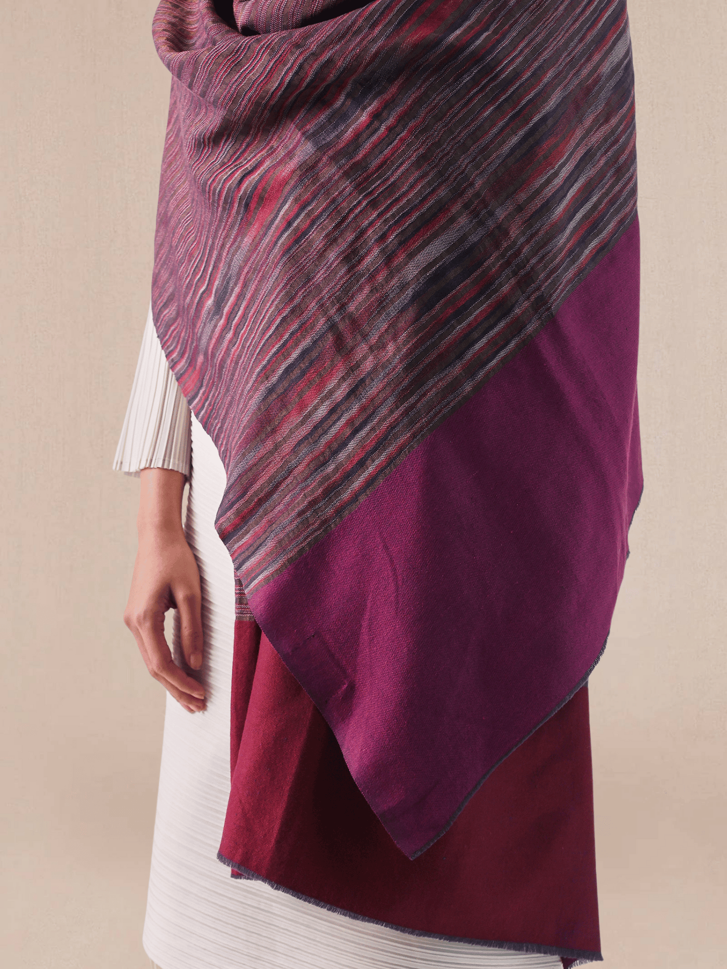 Ekkat Pashmina Zari Shawl