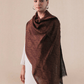 Wool Reversible Zari Stole