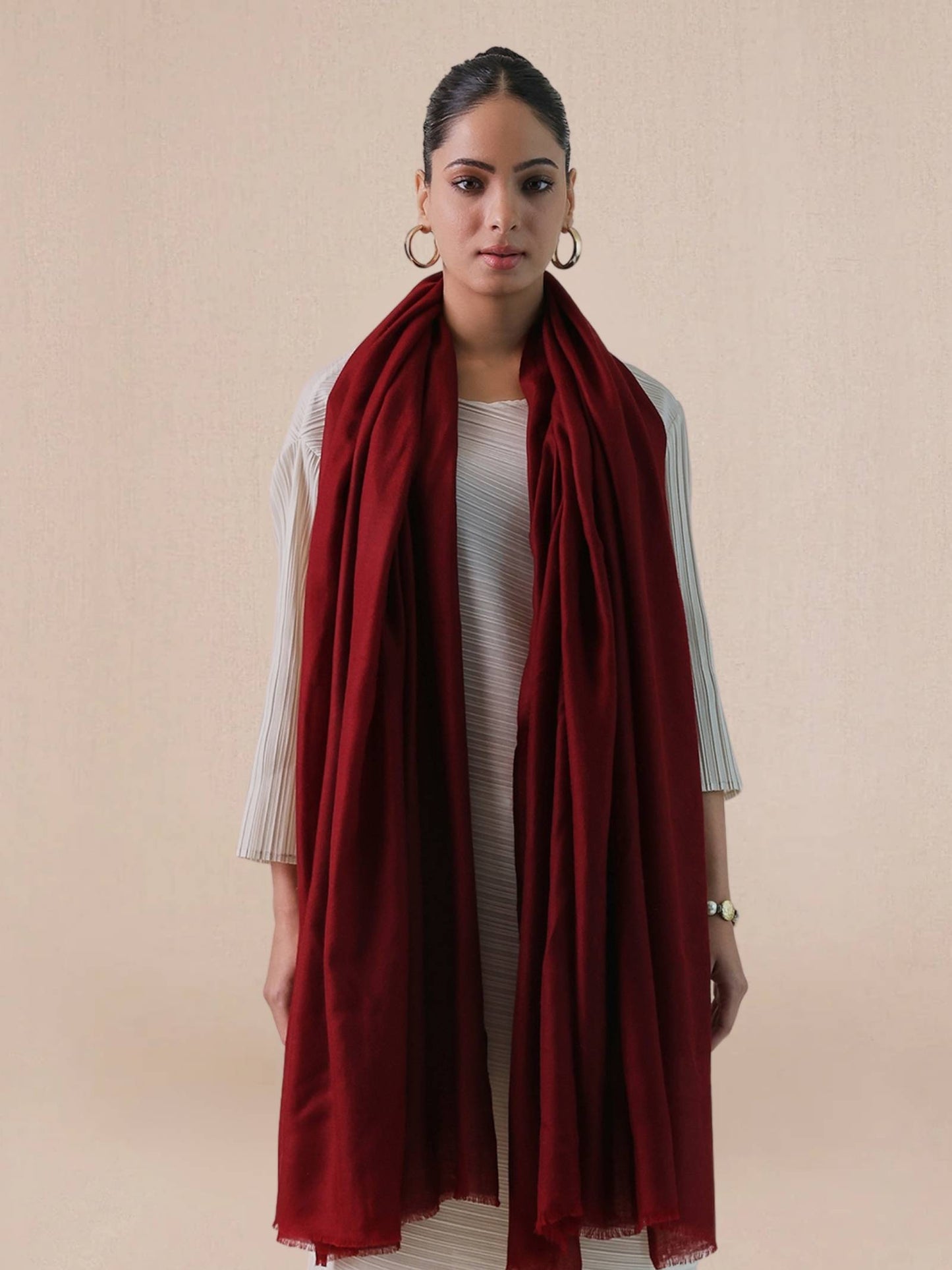 Cashmere Solid Shawl