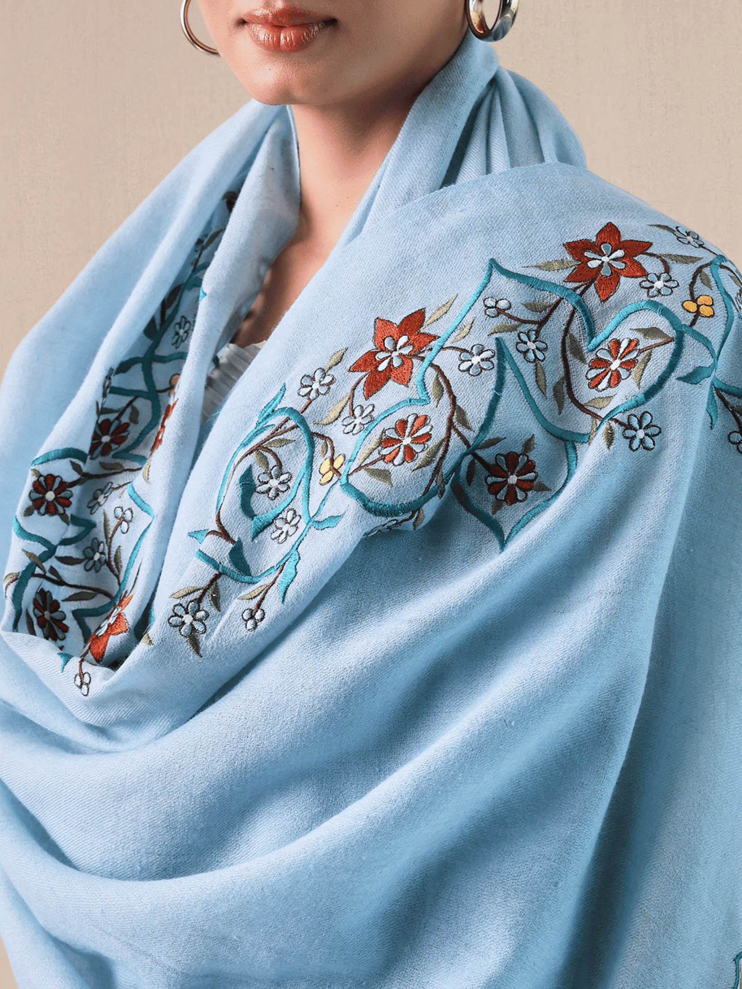 Elements of Spring Pashmina Stole