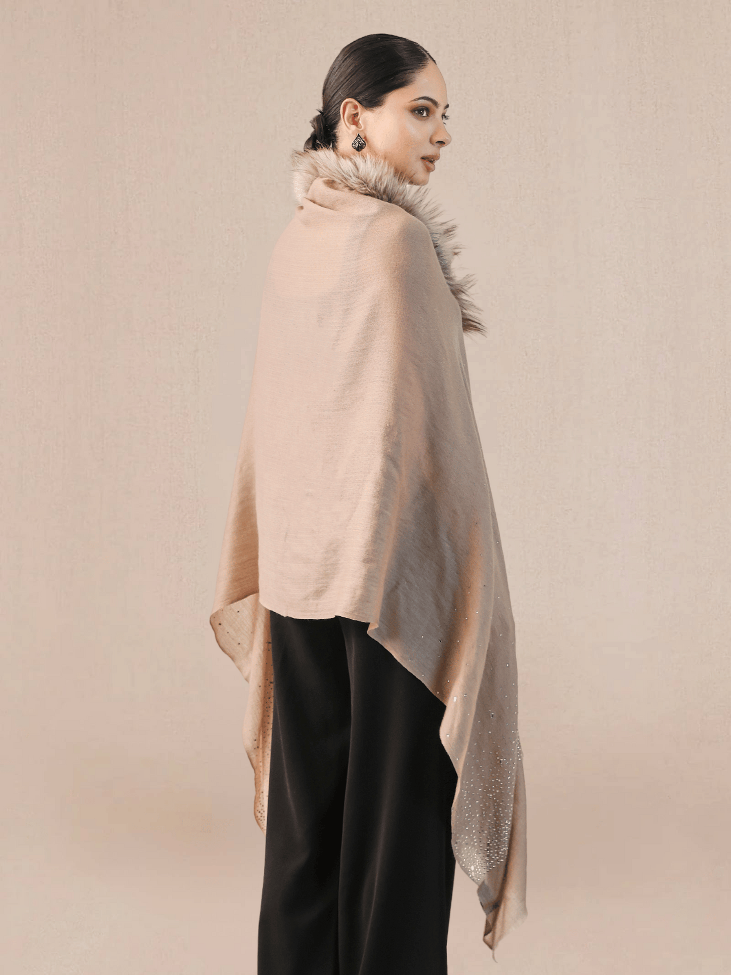 Fur Cashmere Capes