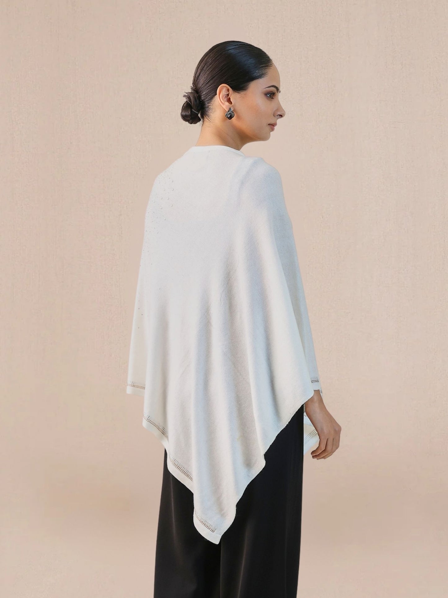Cape poncho Pearl Scatter