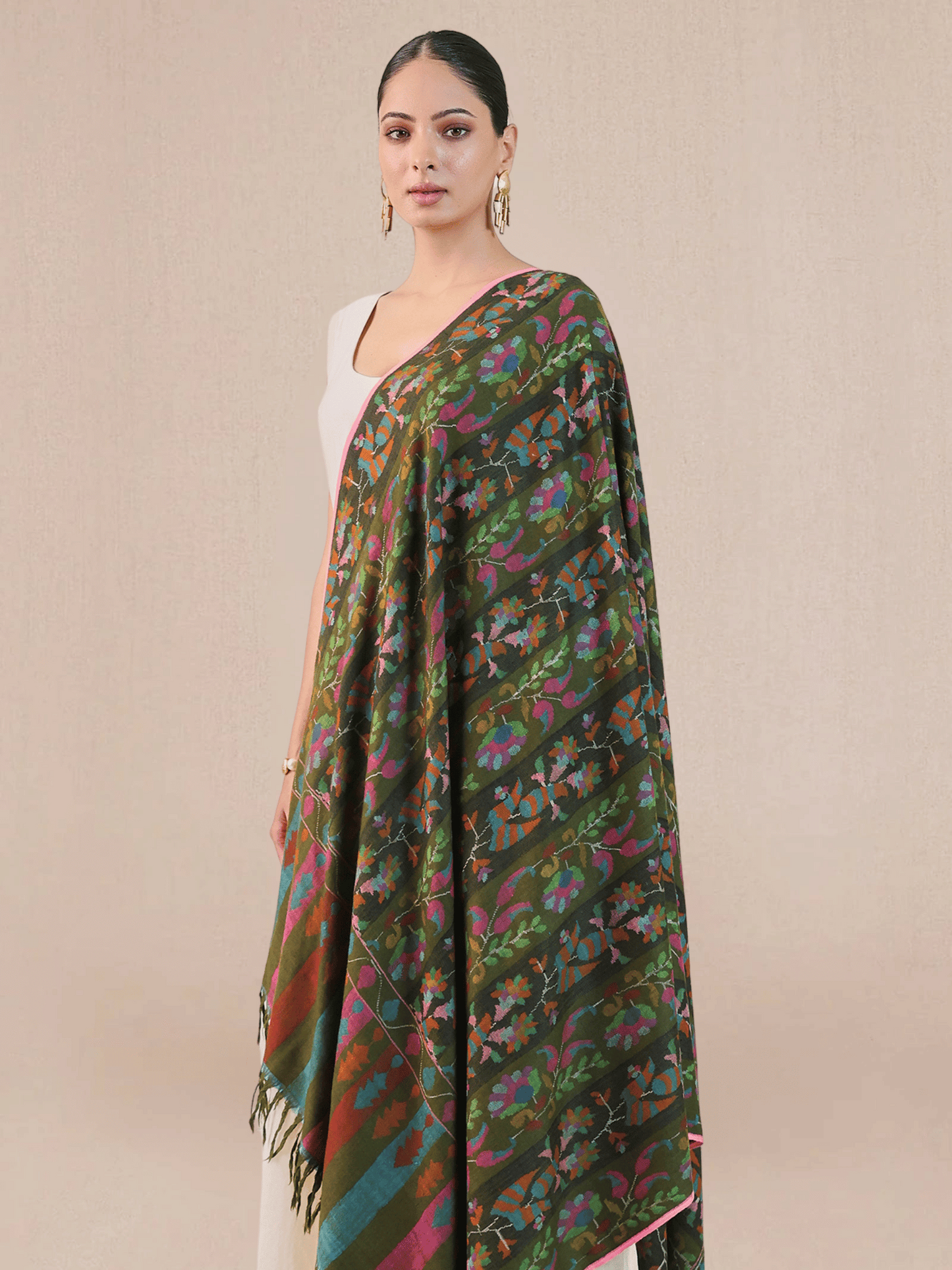 Inaaya Kani Pashmina Shawl