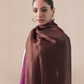 Wool Reversible Zari Stole