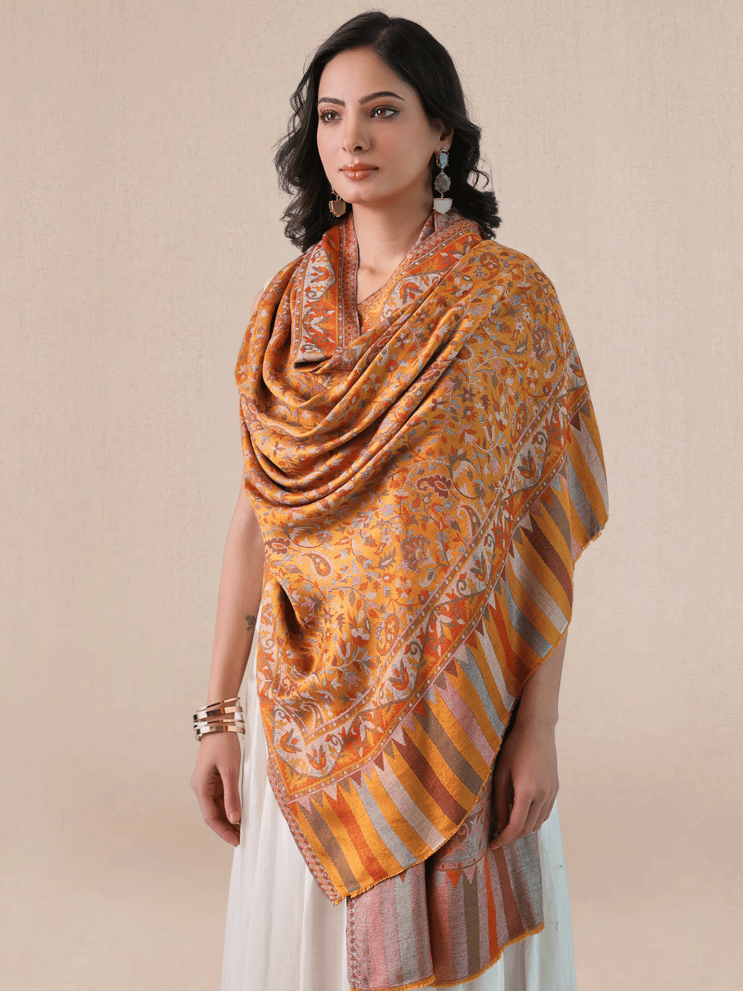 MS Kani Wool Reversible Shawl
