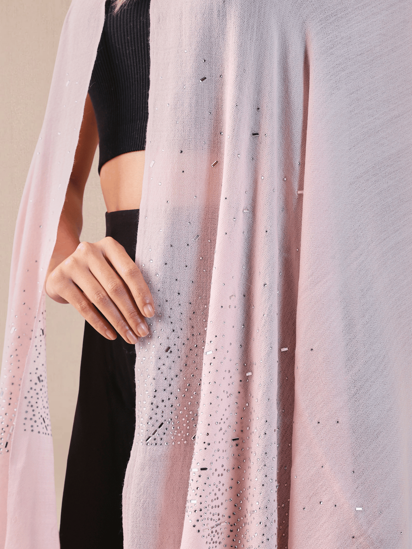 Fur Cashmere Capes