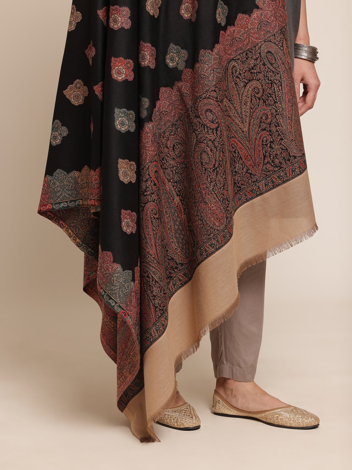 Black Kani Shawl