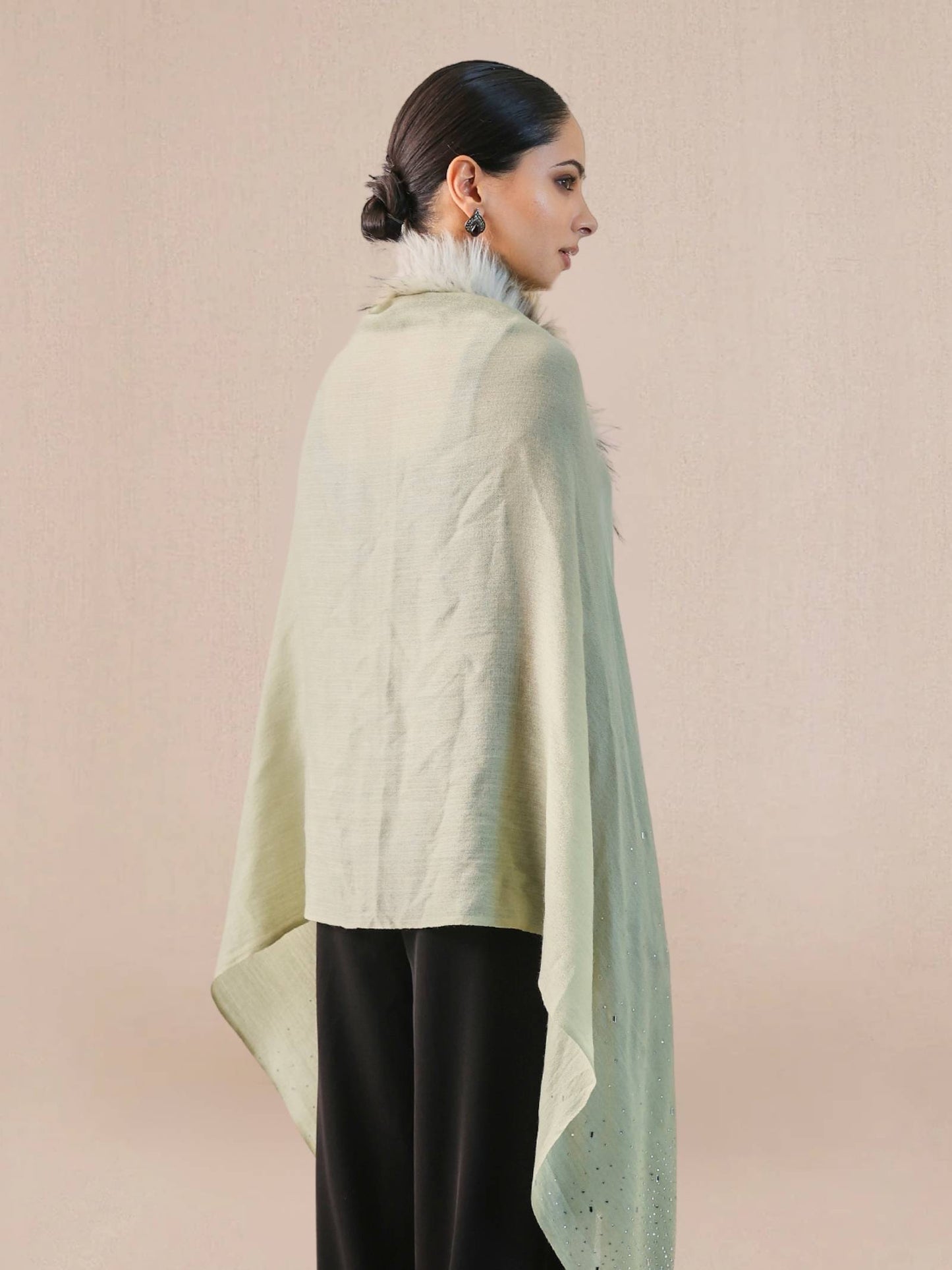 Fur Cashmere Capes