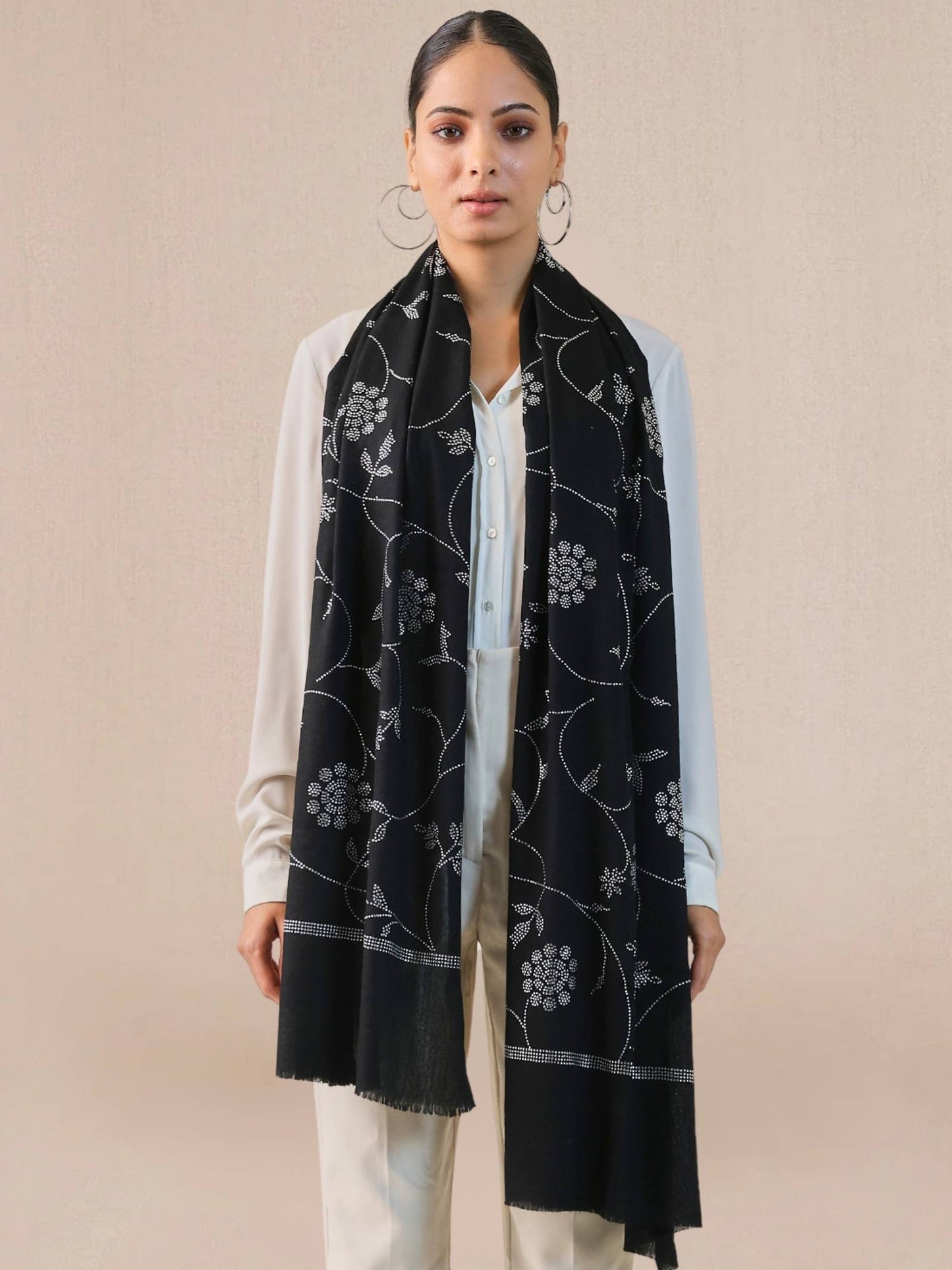 Era of Zaywar Jaal Wool Stole