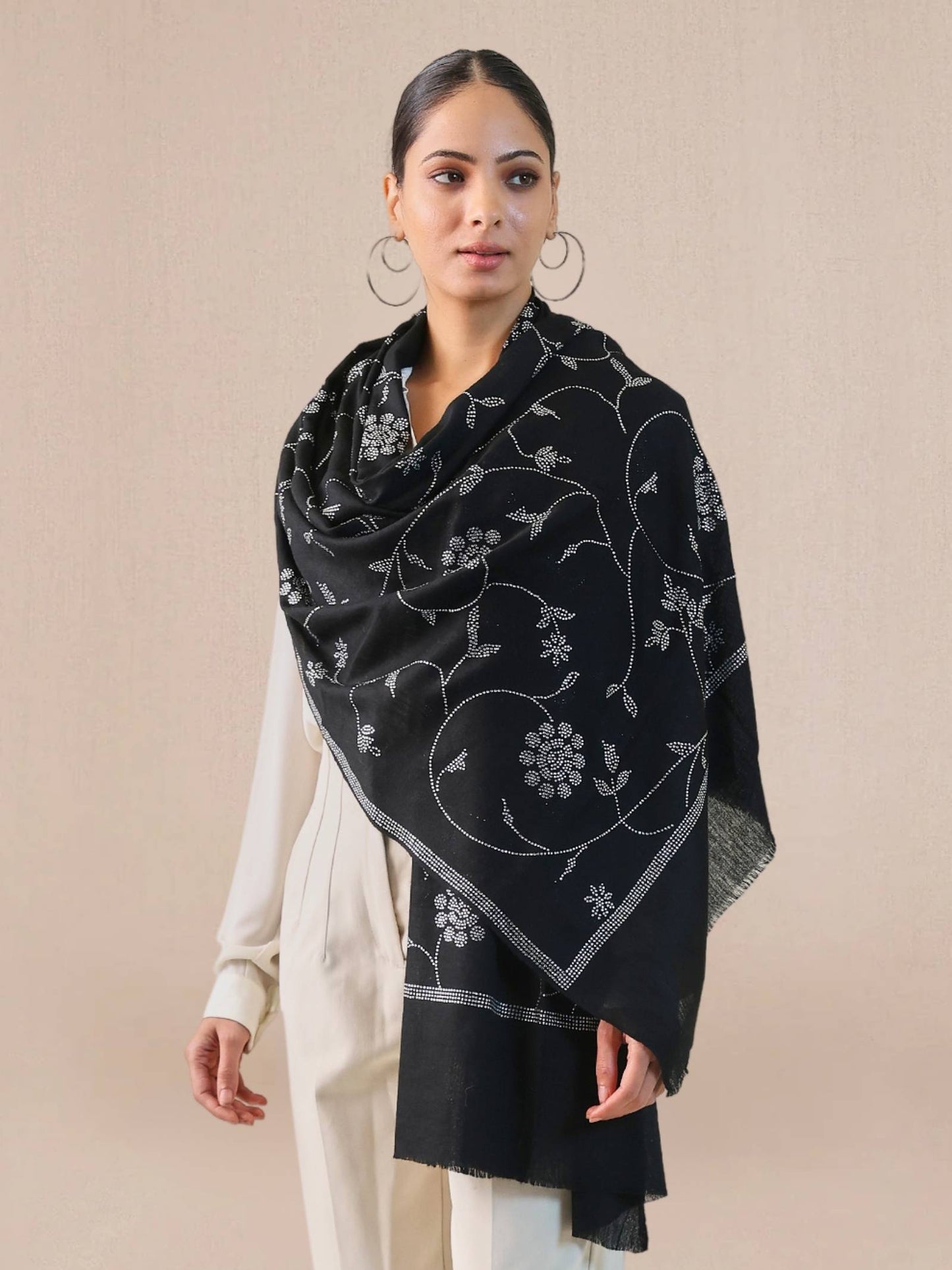 Era of Zaywar Jaal Wool Stole