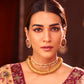 Kriti Sanon is wearing the Ayodhya Tales Pashmina Kalamkari Shawl by Shaza.