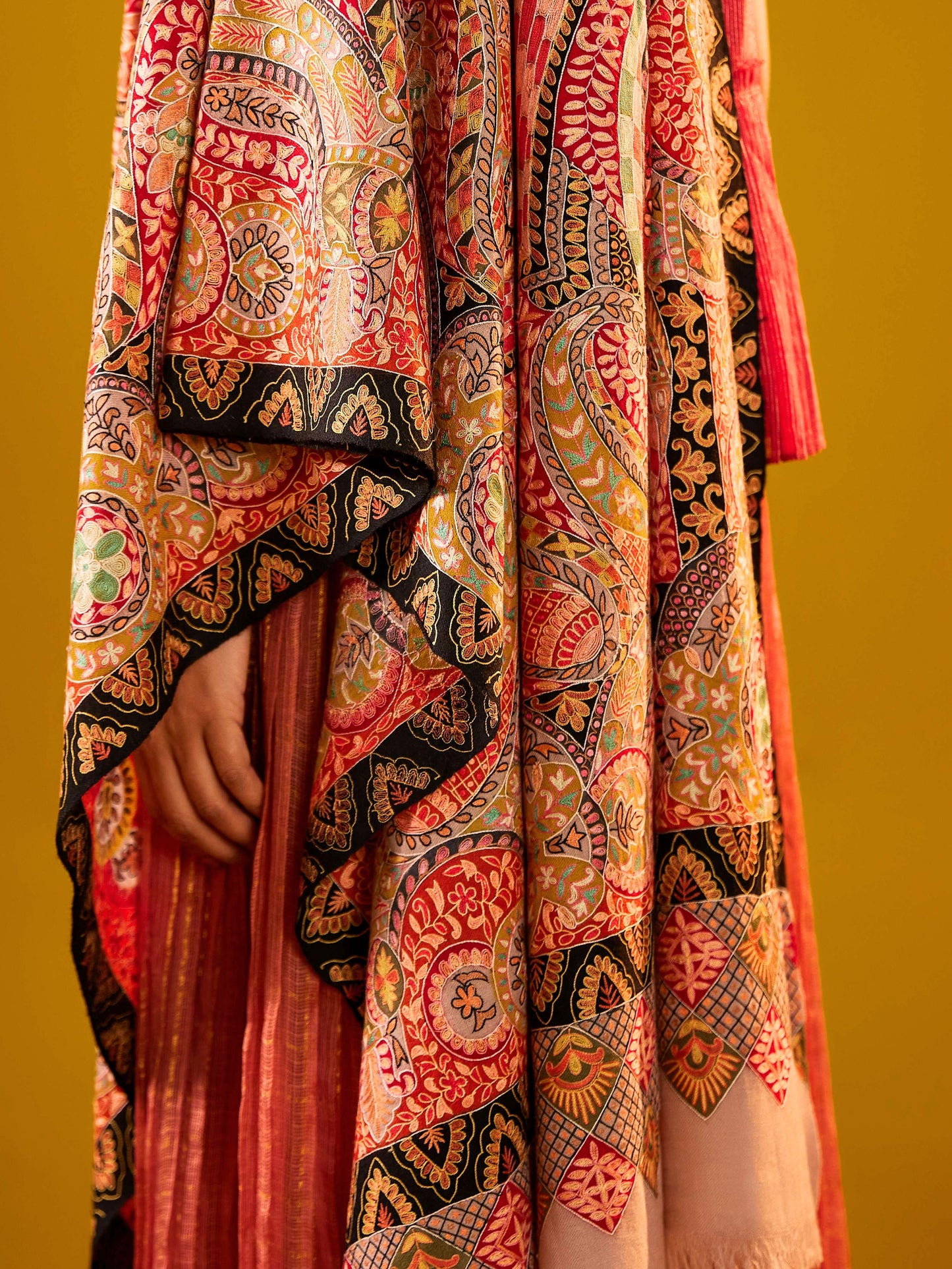 Kalamkari Pashmina Shawl